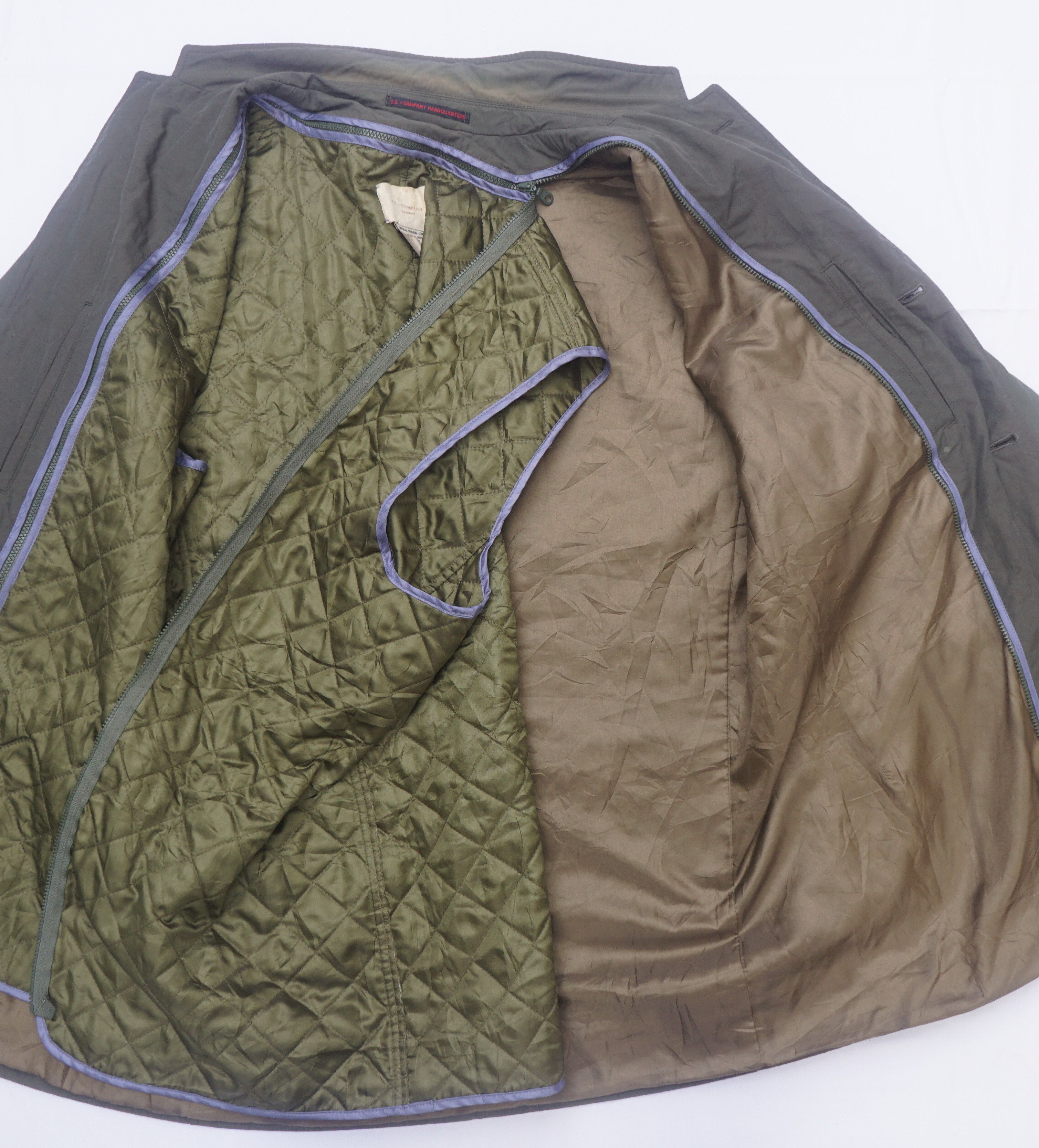 Designer × Japanese Brand T.S + COMPANY Band Collar Detachable Lining Jacket Size US L / EU 52-54 / 3 - 9 Thumbnail