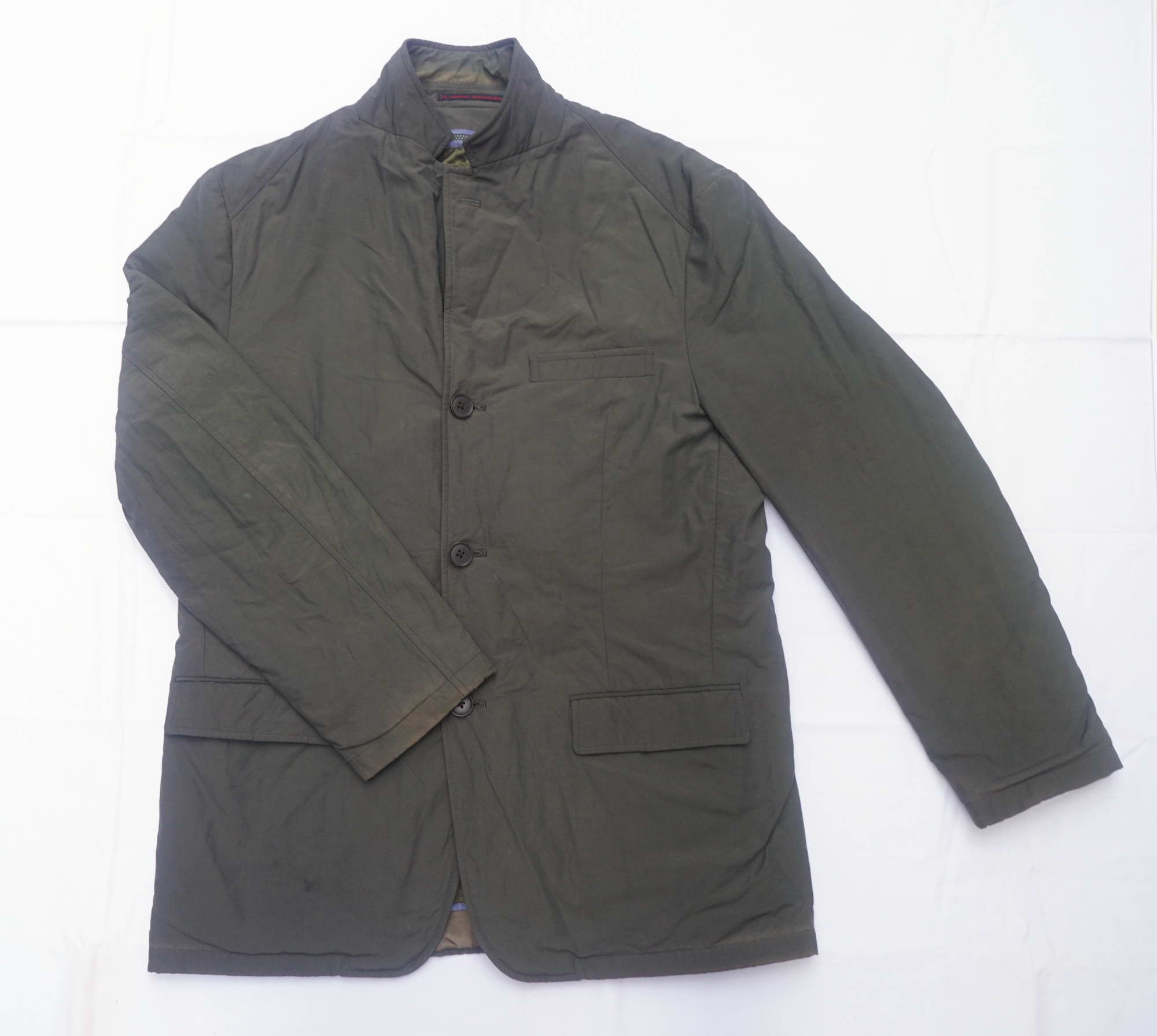 Designer × Japanese Brand T.S + COMPANY Band Collar Detachable Lining Jacket Size US L / EU 52-54 / 3 - 4 Thumbnail