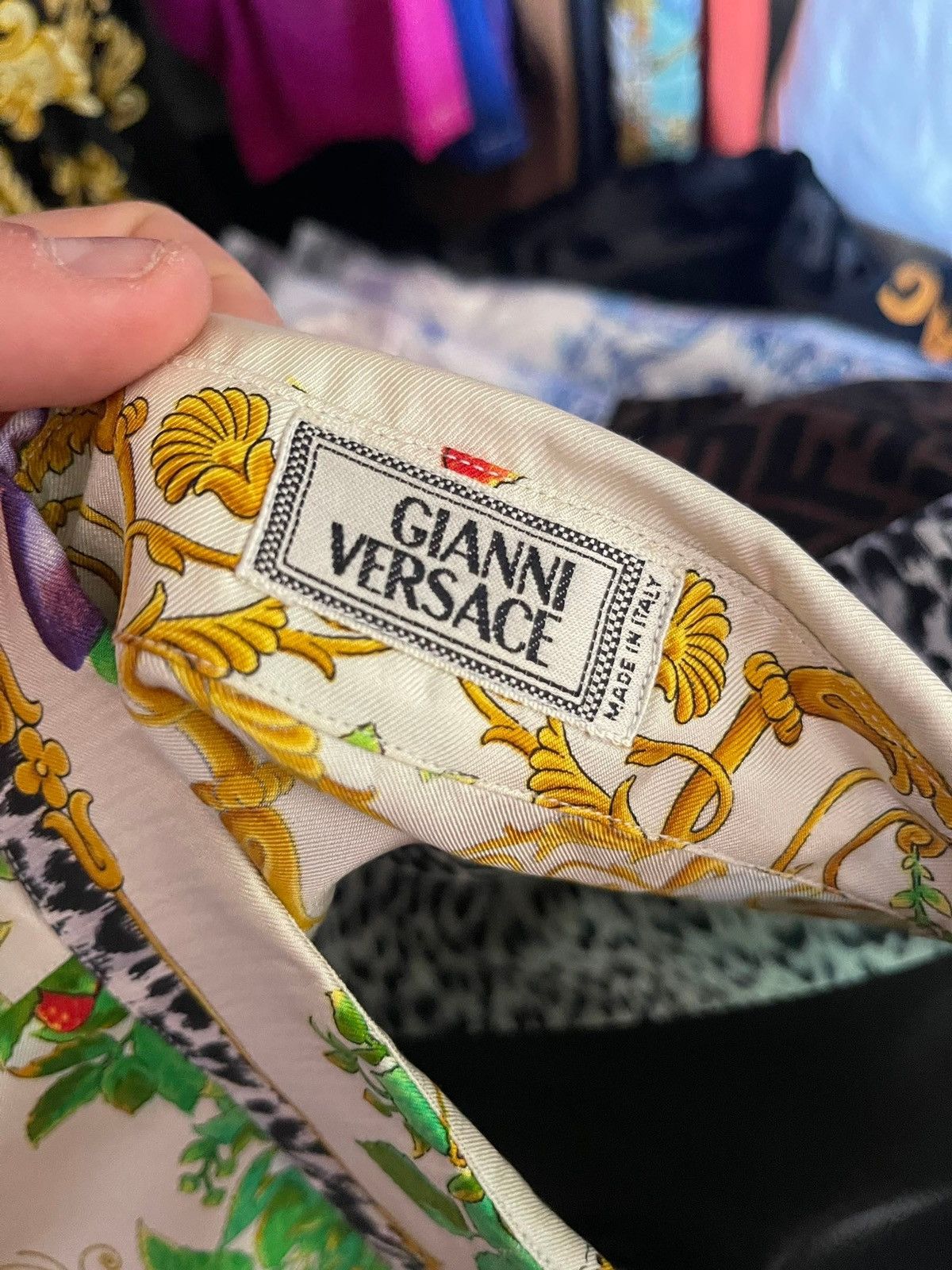 Versace Versace silk shirt butterfly vintage Size US M / EU 48-50 / 2 - 7 Thumbnail