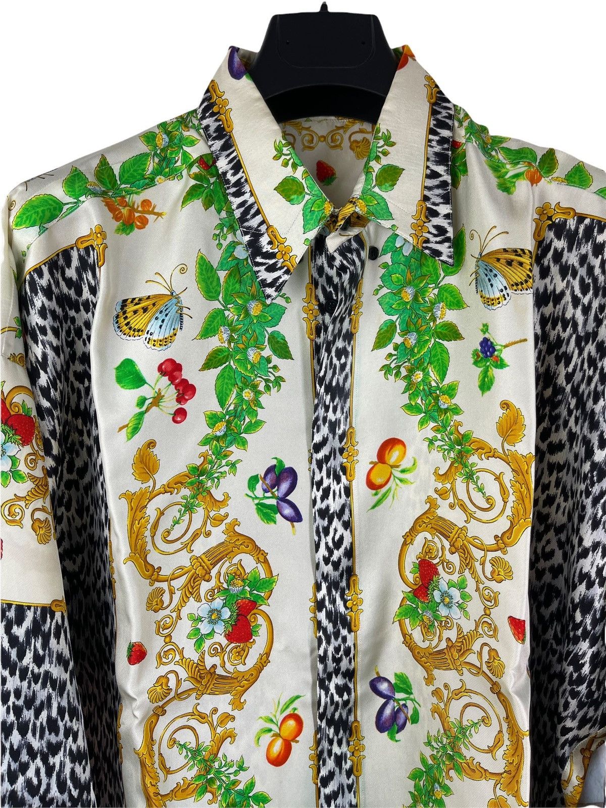 Versace Versace silk shirt butterfly vintage Size US M / EU 48-50 / 2 - 2 Thumbnail