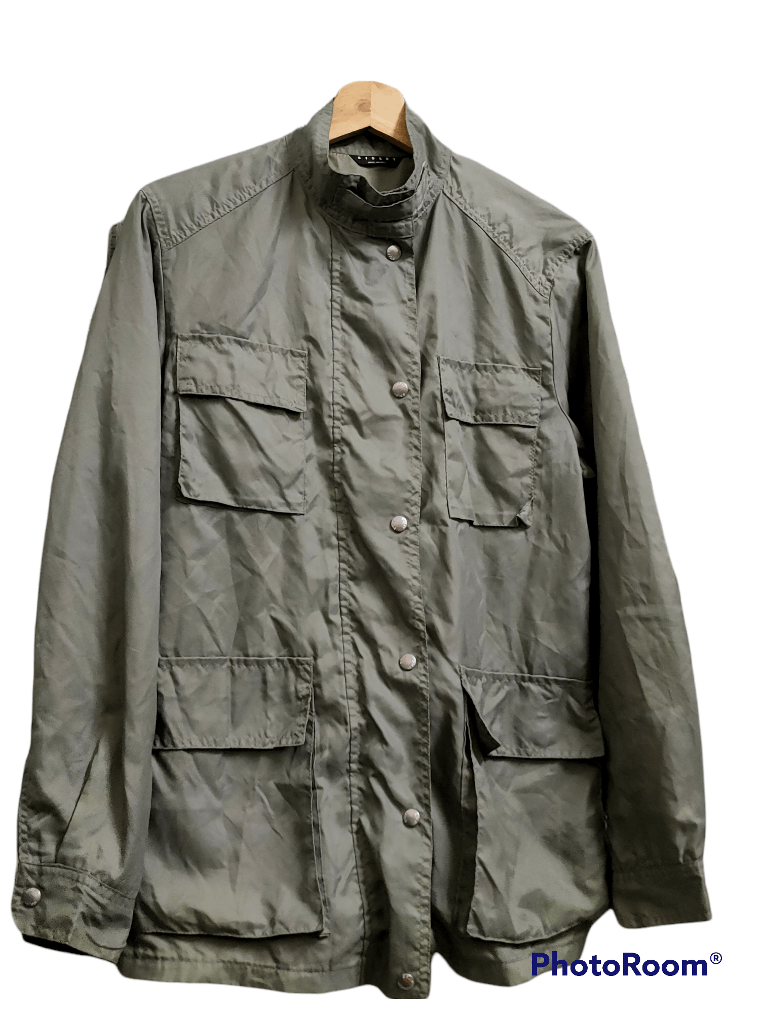 Sisley Sisley Italy vintage zip jacket pocket army green Size US XS / EU 42 / 0 - 1 Thumbnail