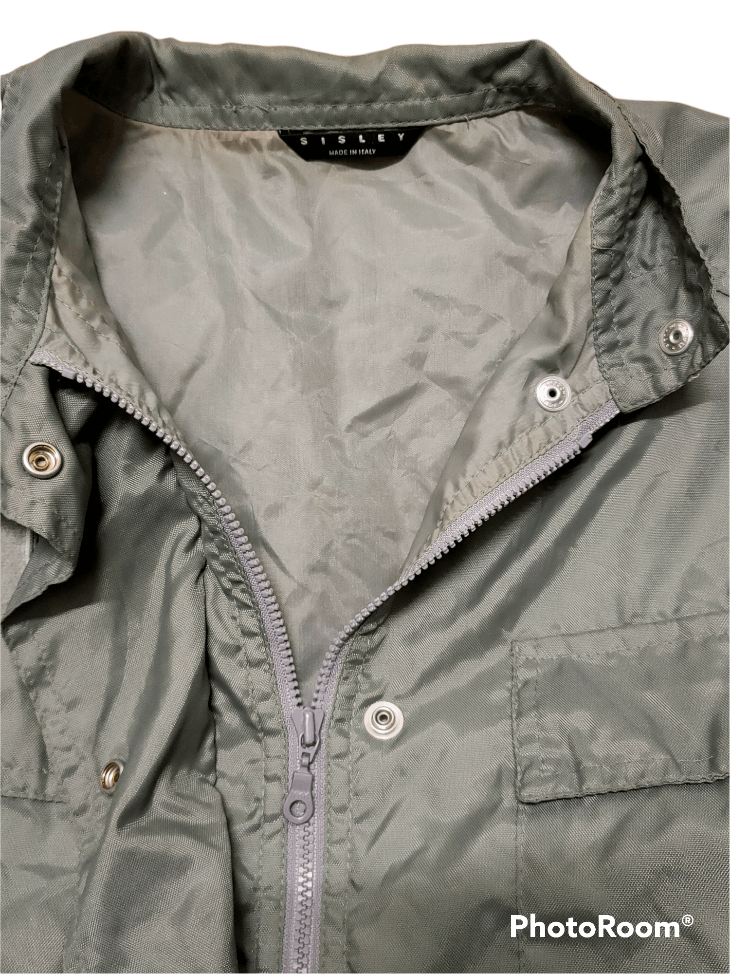 Sisley Sisley Italy vintage zip jacket pocket army green Size US XS / EU 42 / 0 - 5 Thumbnail