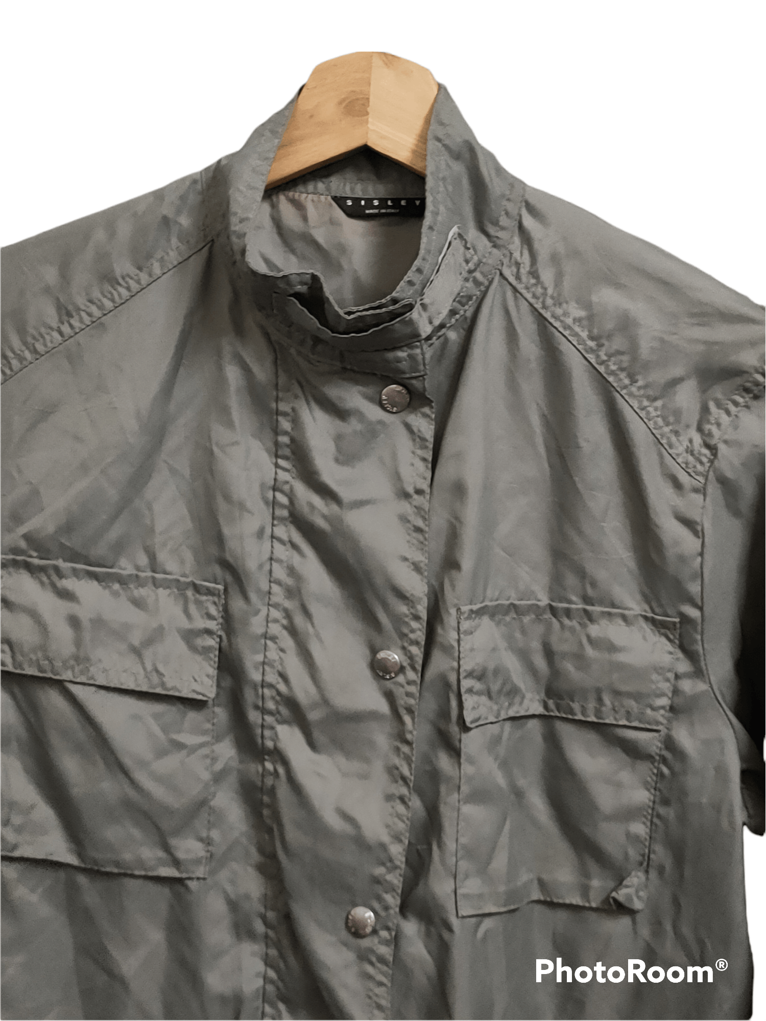 Sisley Sisley Italy vintage zip jacket pocket army green Size US XS / EU 42 / 0 - 3 Thumbnail