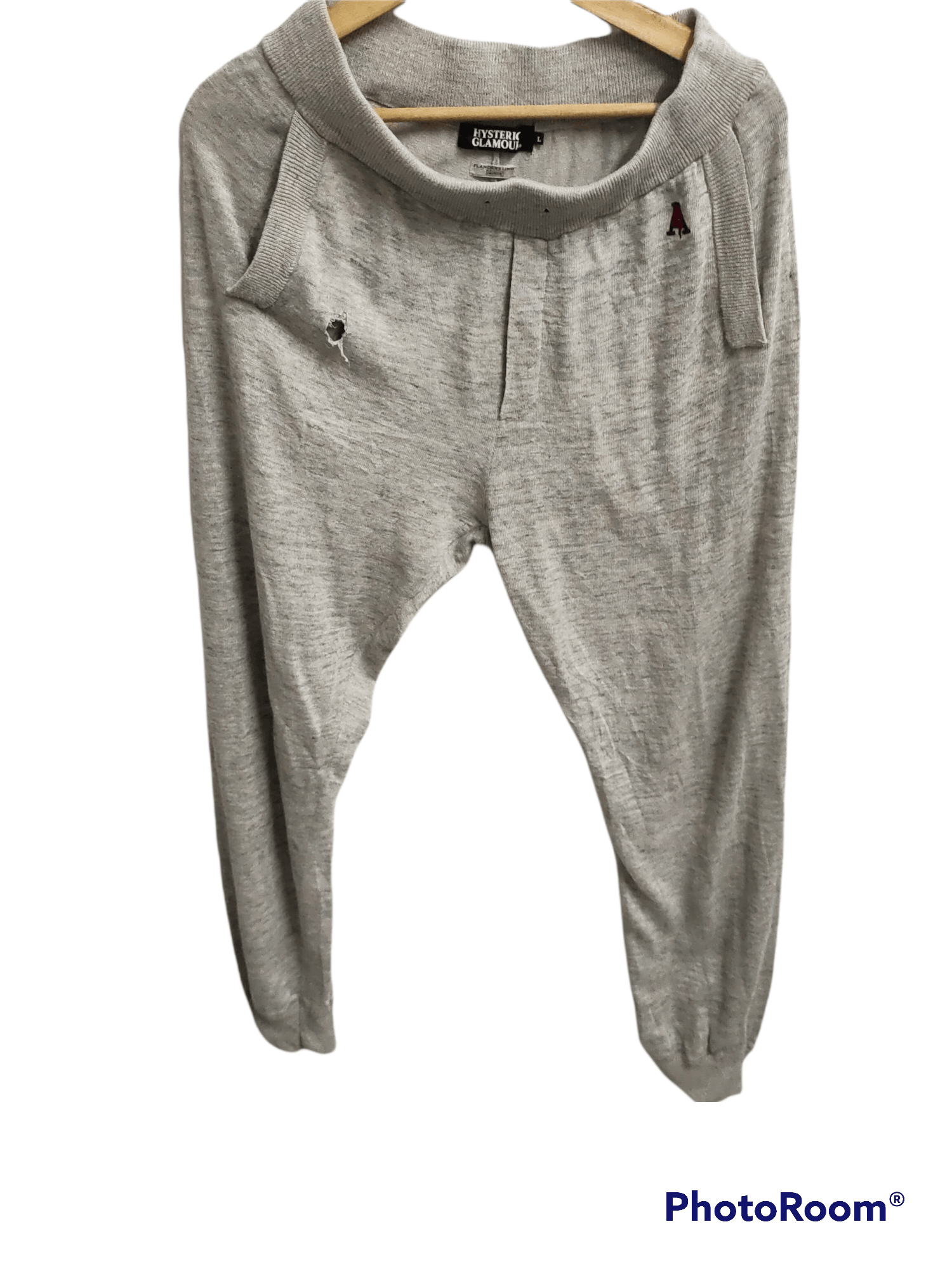 Hysteric Glamour jogger pants embroidery logo