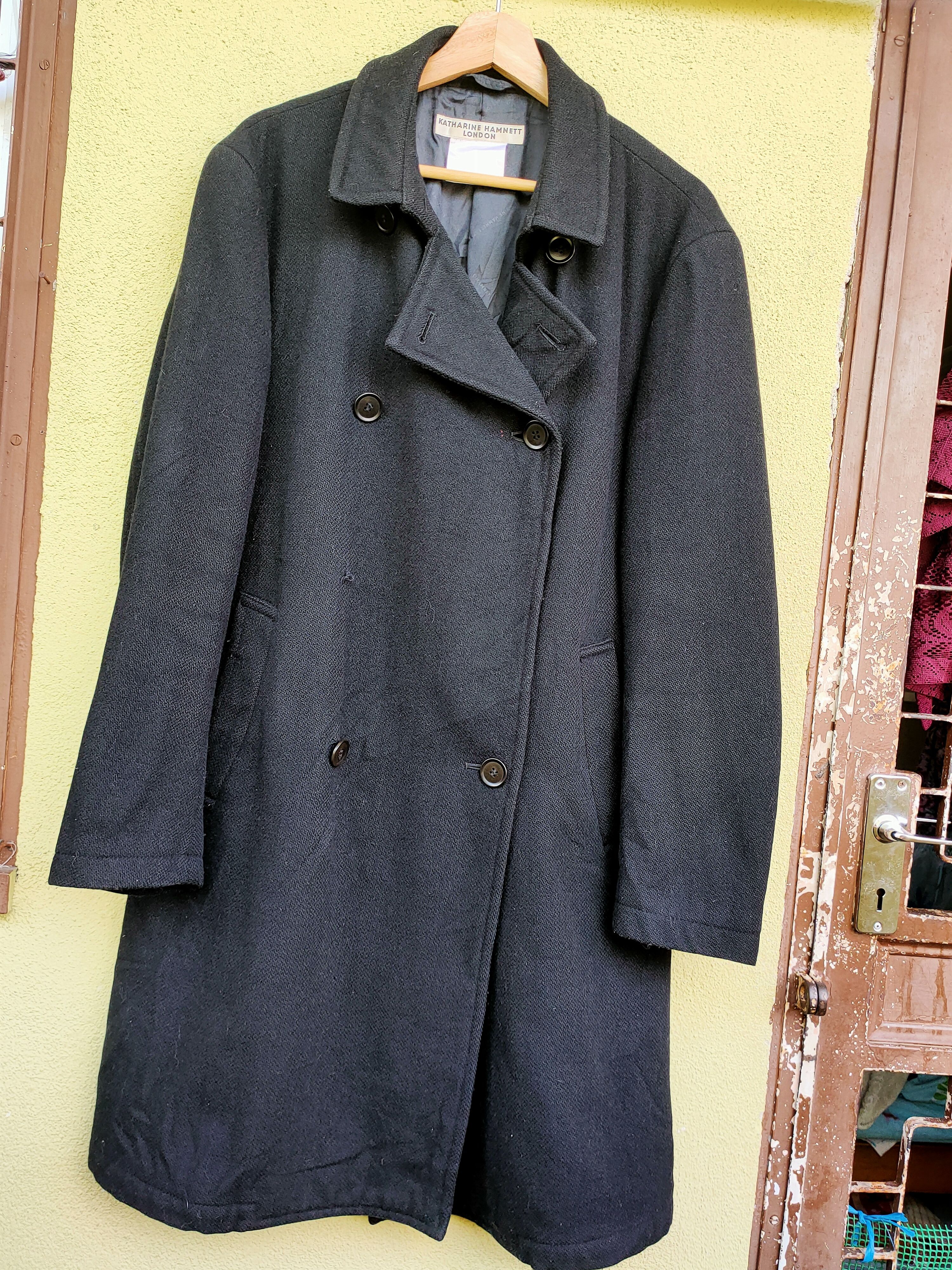 Katherine hamnet London vintage tranchcoat double breasted