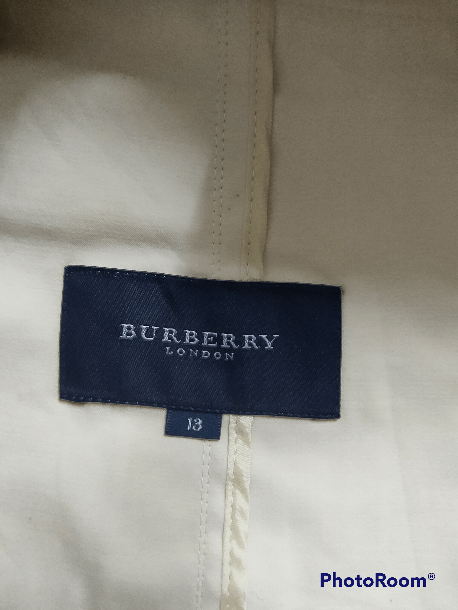 Burberry × Vintage Burberry vintage 3 button up pocket jacket cream Size US S / EU 44-46 / 1 - 9 Thumbnail
