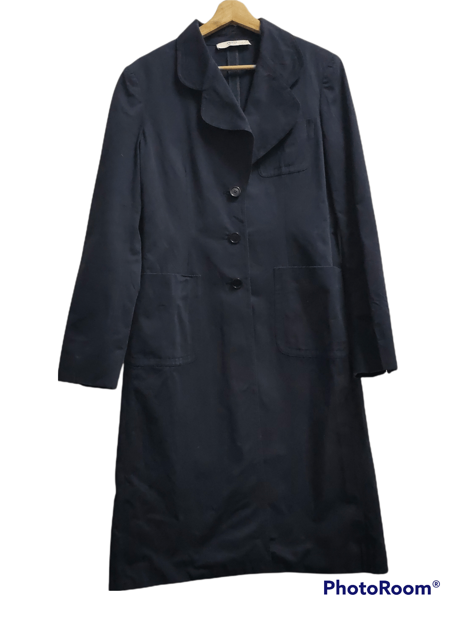 Prada Prada tranch coat button up double pocket classic Size US XS / EU 42 / 0 - 1 Thumbnail
