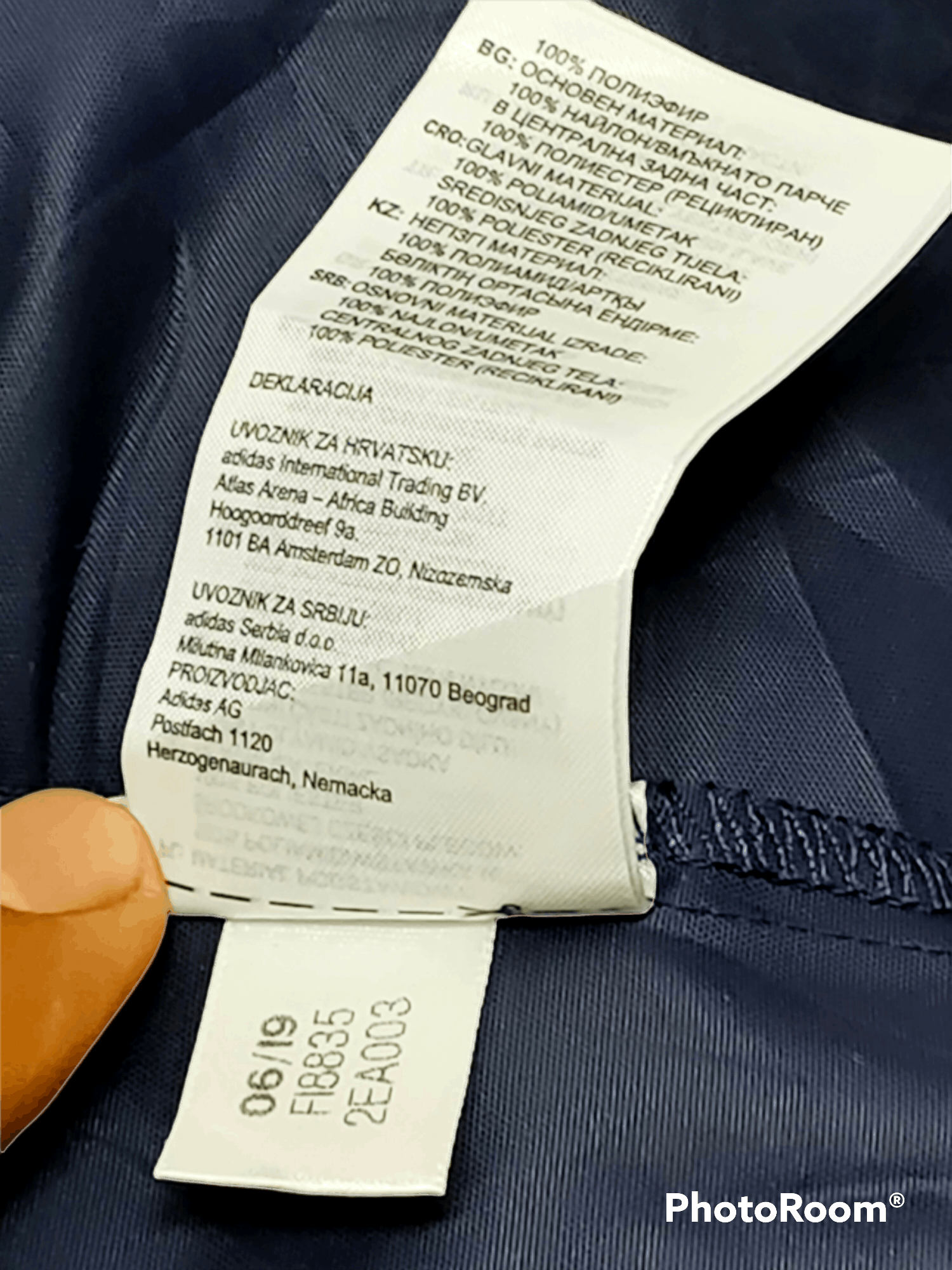 Adidas Adidas men blue bed j.w ford lightweight long coat Size US XS / EU 42 / 0 - 7 Thumbnail