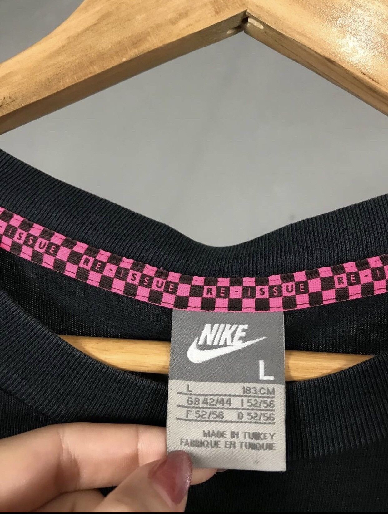 Nike × Vintage Nike Swoosh Vintage Streetwear Tee Size US L / EU 52-54 / 3 - 4 Thumbnail