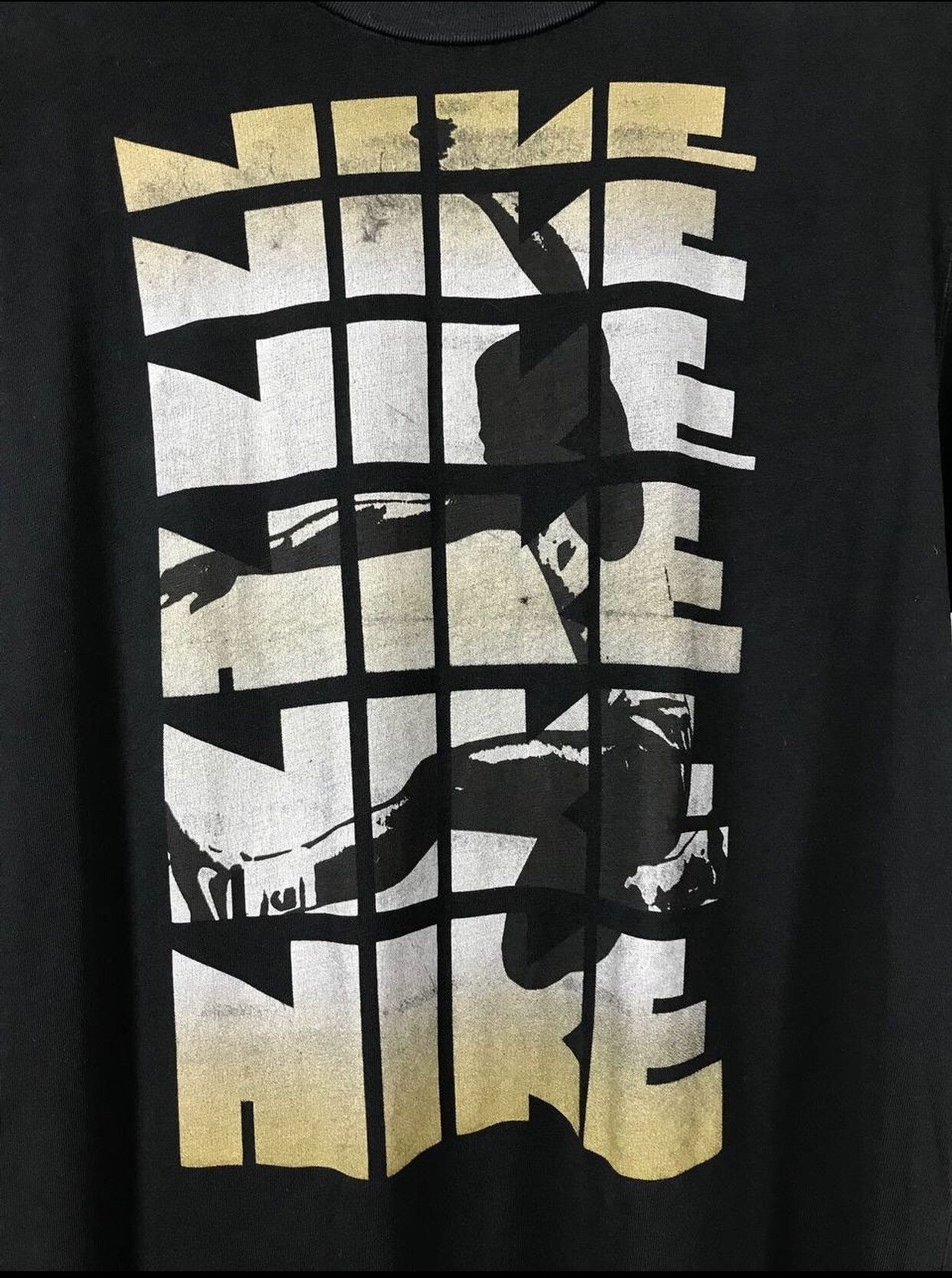 Nike × Vintage Nike Swoosh Vintage Streetwear Tee Size US L / EU 52-54 / 3 - 3 Thumbnail