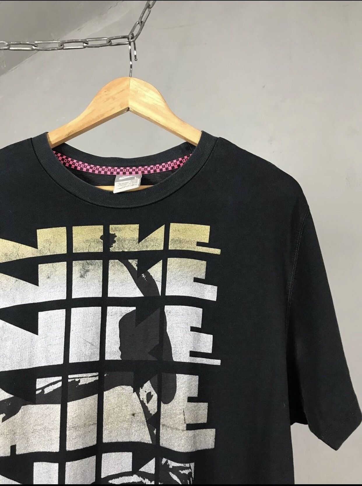Nike × Vintage Nike Swoosh Vintage Streetwear Tee Size US L / EU 52-54 / 3 - 2 Thumbnail