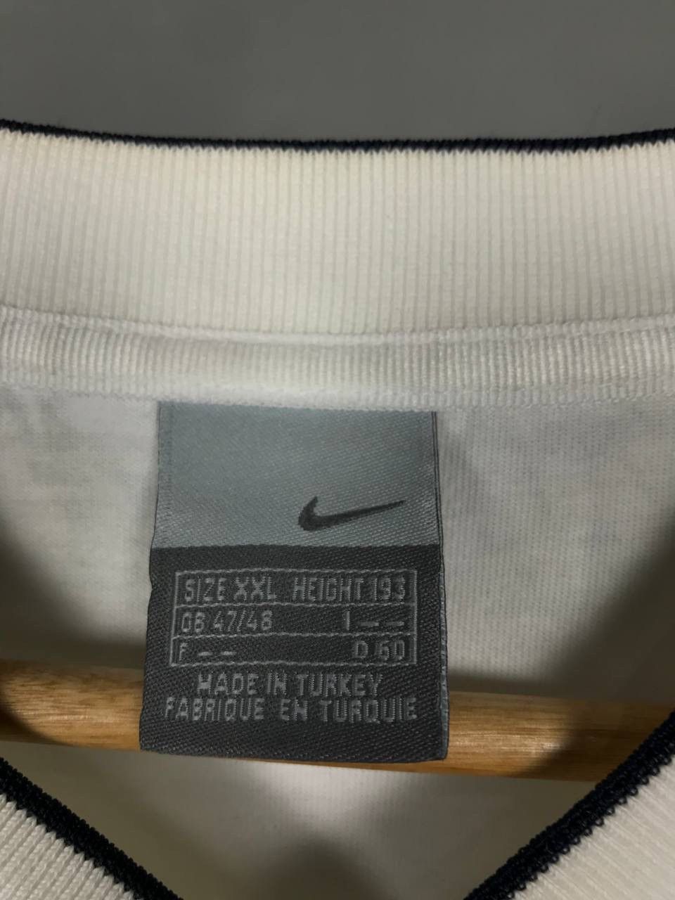 Nike × Vintage Nike swoosh streetwear vintage center logo tee Size US XXL / EU 58 / 5 - 3 Thumbnail