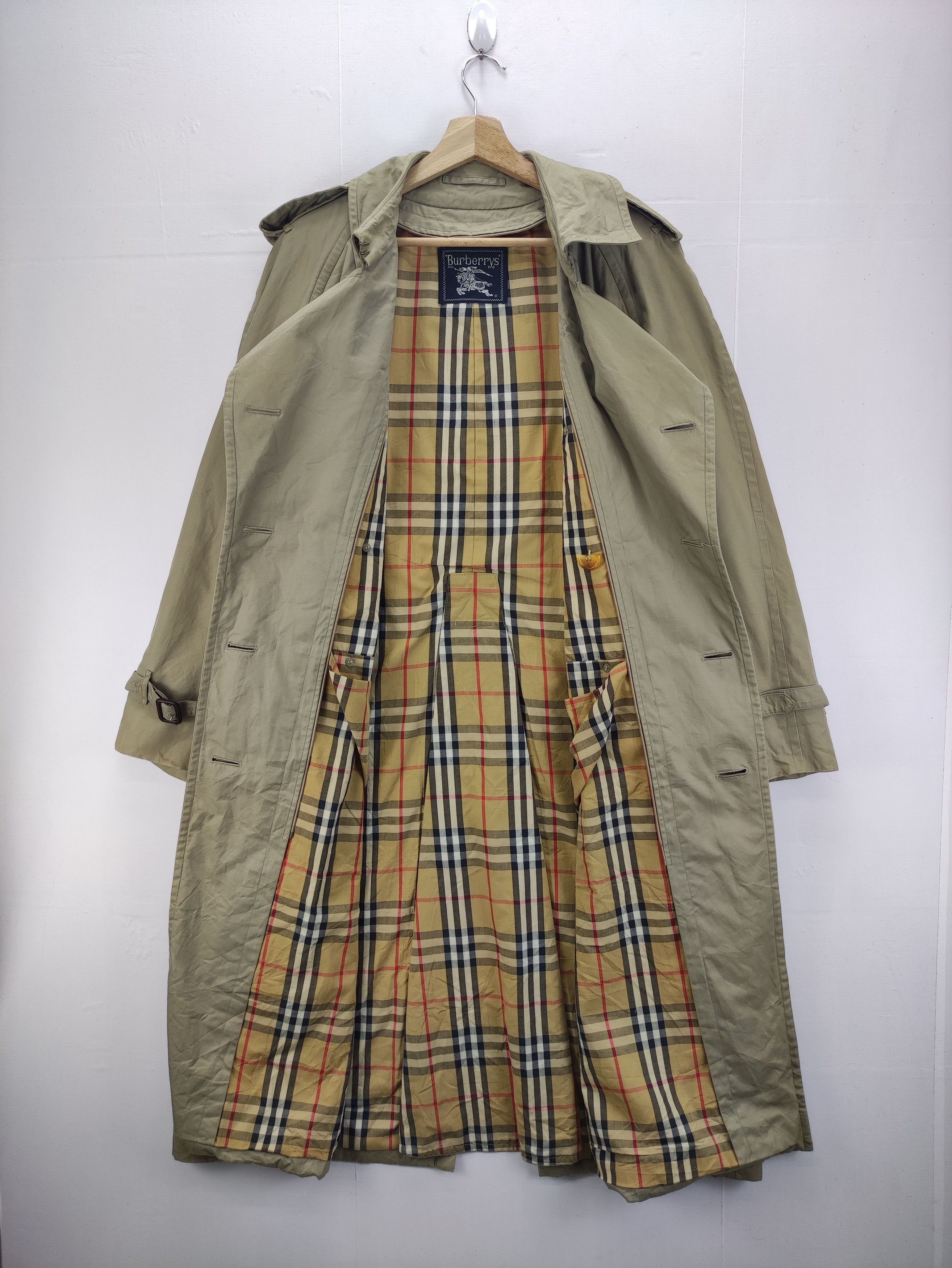Burberry Vintage Burberrys Nova Check Coat Jacket Size US L / EU 52-54 / 3 - 12 Thumbnail