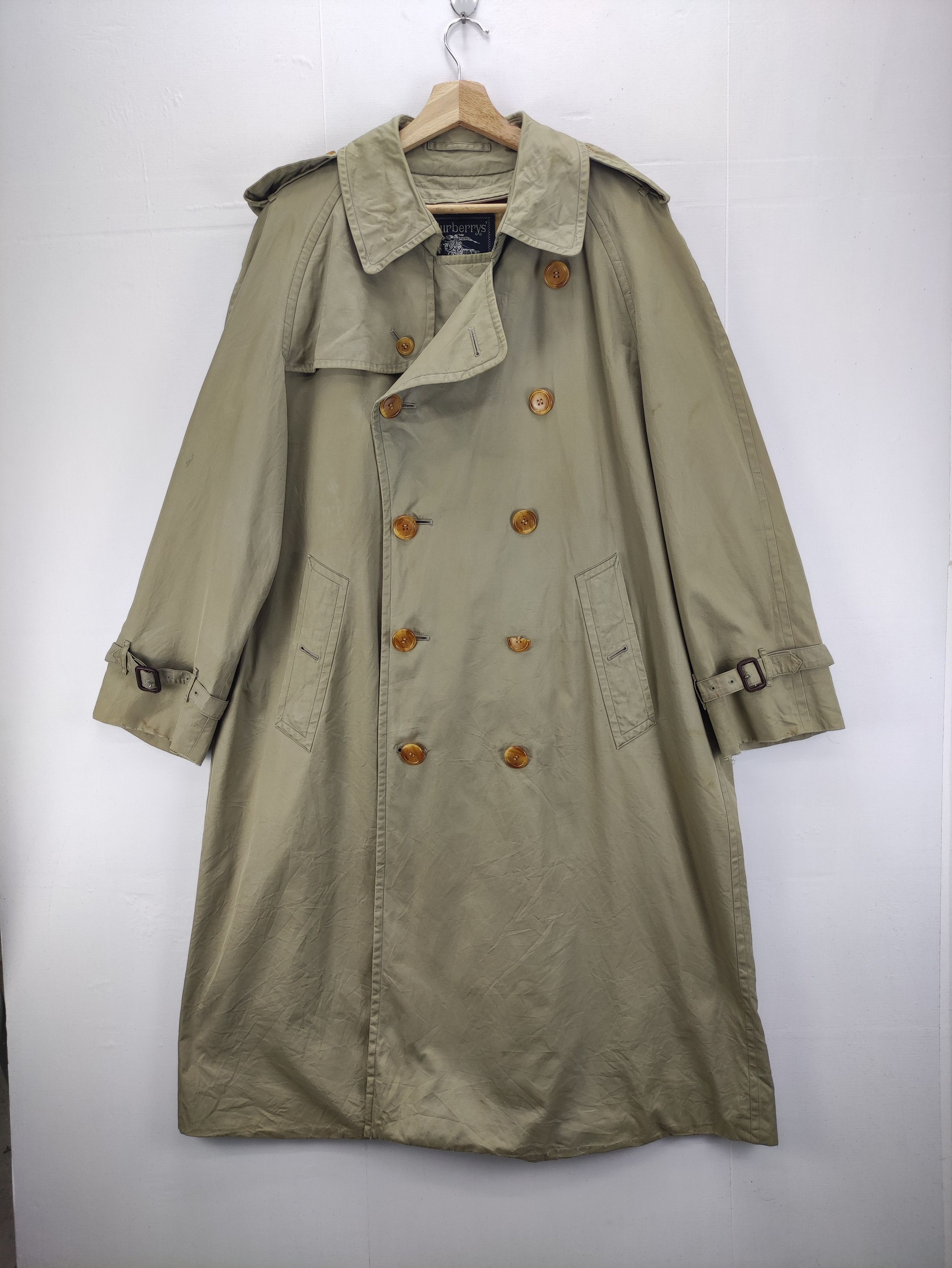 Burberry Vintage Burberrys Nova Check Coat Jacket Size US L / EU 52-54 / 3 - 1 Thumbnail
