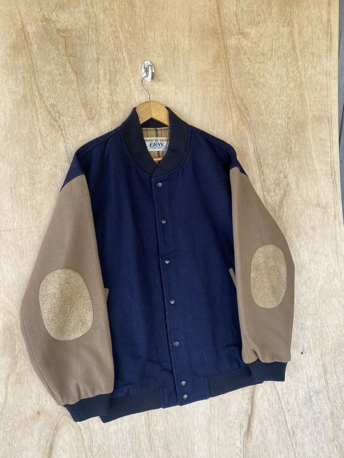 Vintage 🔥SALE🔥VINTAGE ERNY MADE IN JAPAN VARSITY JACKET Size US L / EU 52-54 / 3 - 3 Thumbnail