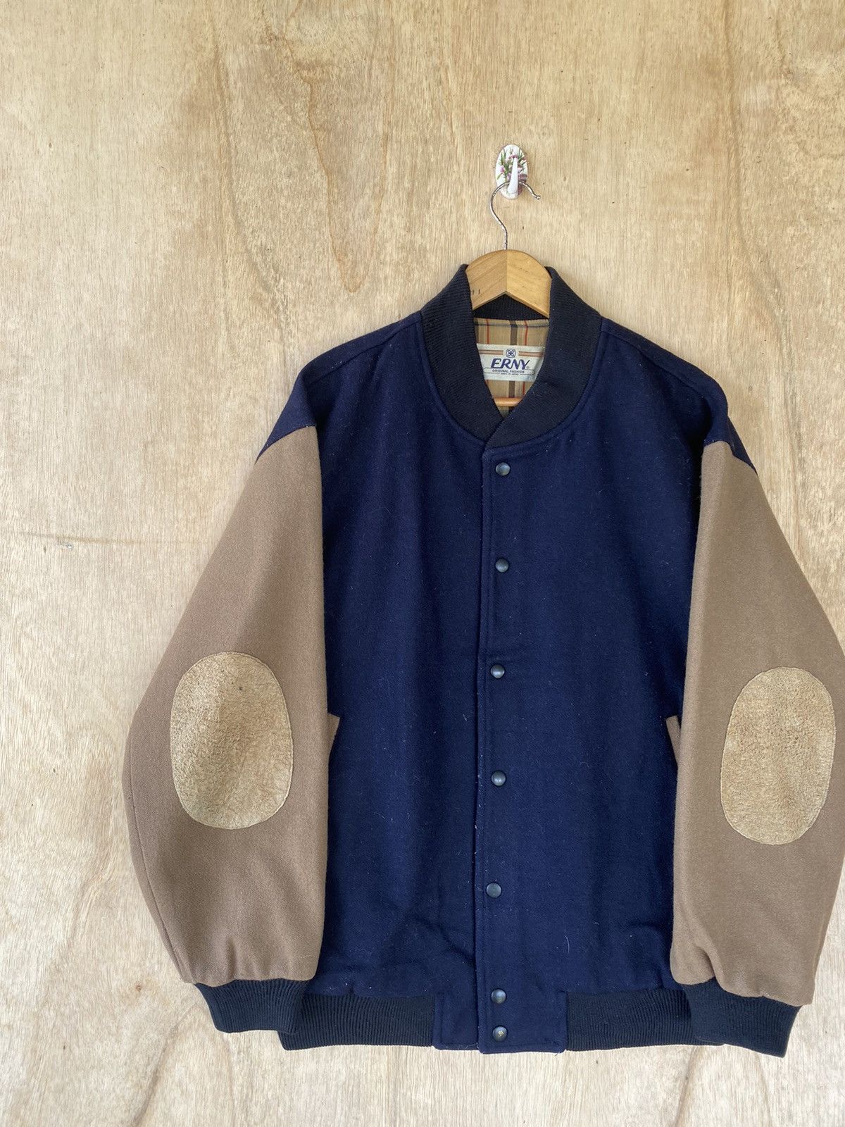 Vintage 🔥SALE🔥VINTAGE ERNY MADE IN JAPAN VARSITY JACKET Size US L / EU 52-54 / 3 - 4 Thumbnail
