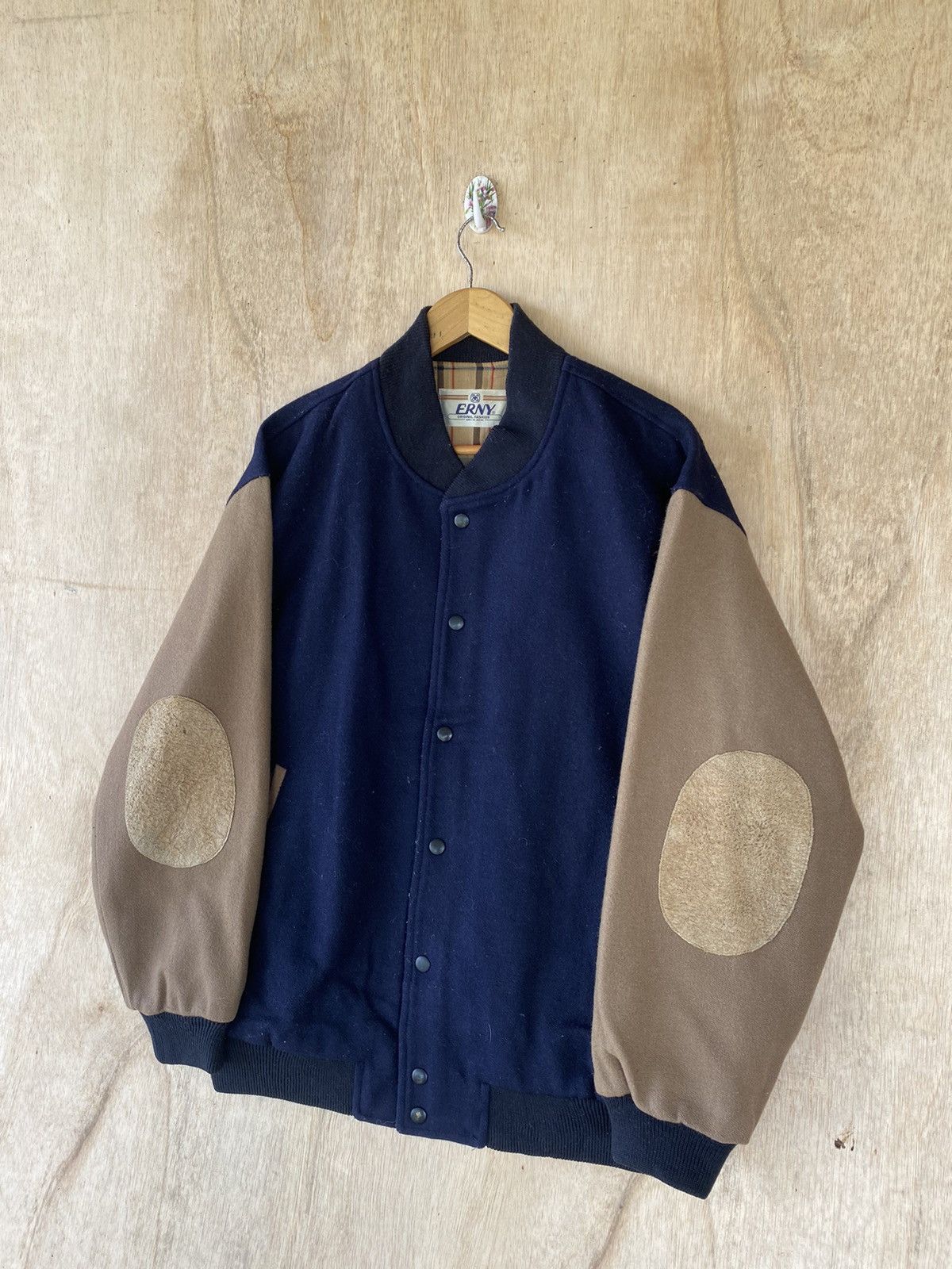 Vintage 🔥SALE🔥VINTAGE ERNY MADE IN JAPAN VARSITY JACKET Size US L / EU 52-54 / 3 - 5 Thumbnail