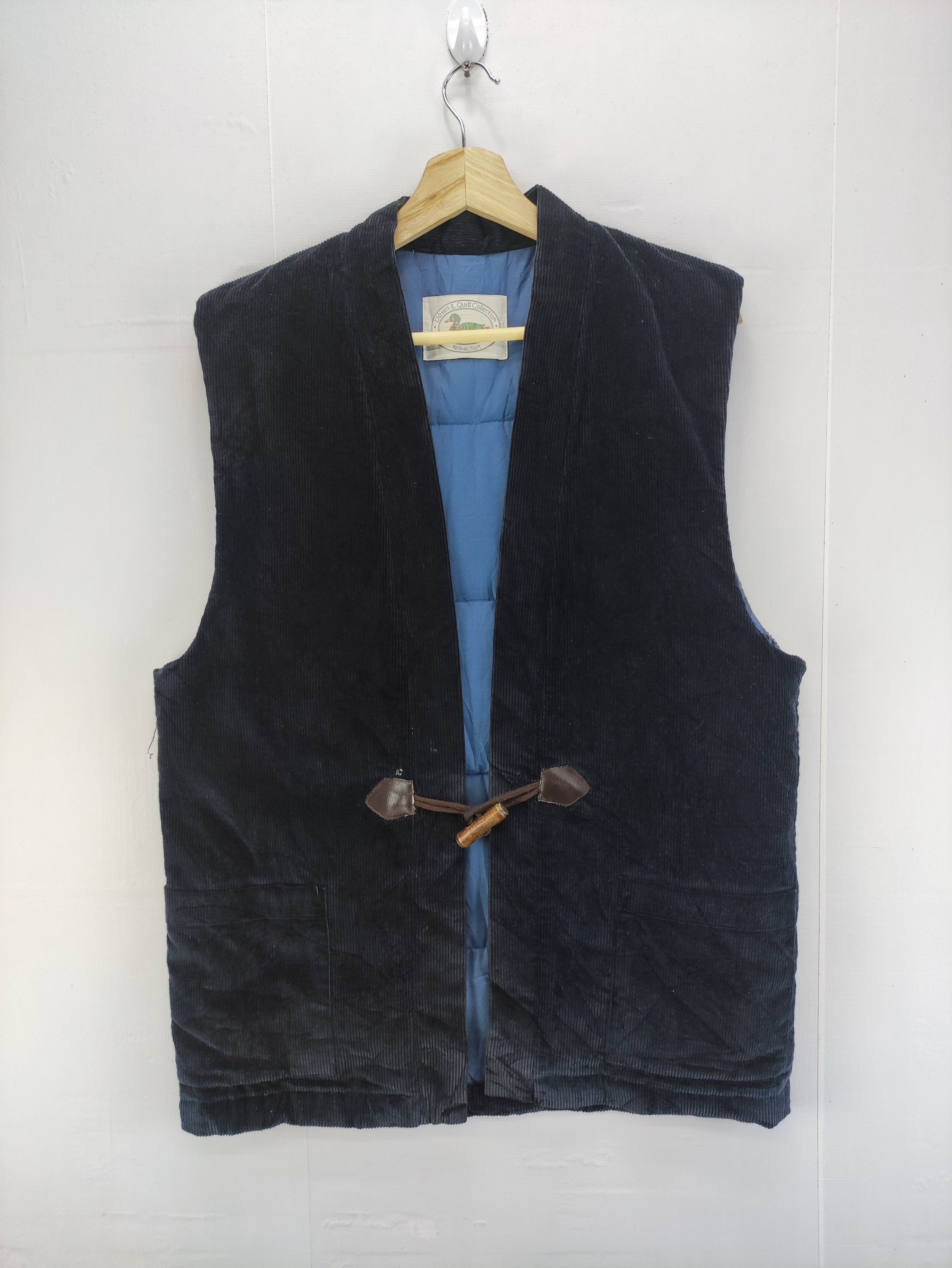 Vintage Japanese Brand Corduroy Vest Down & Quilt Collection