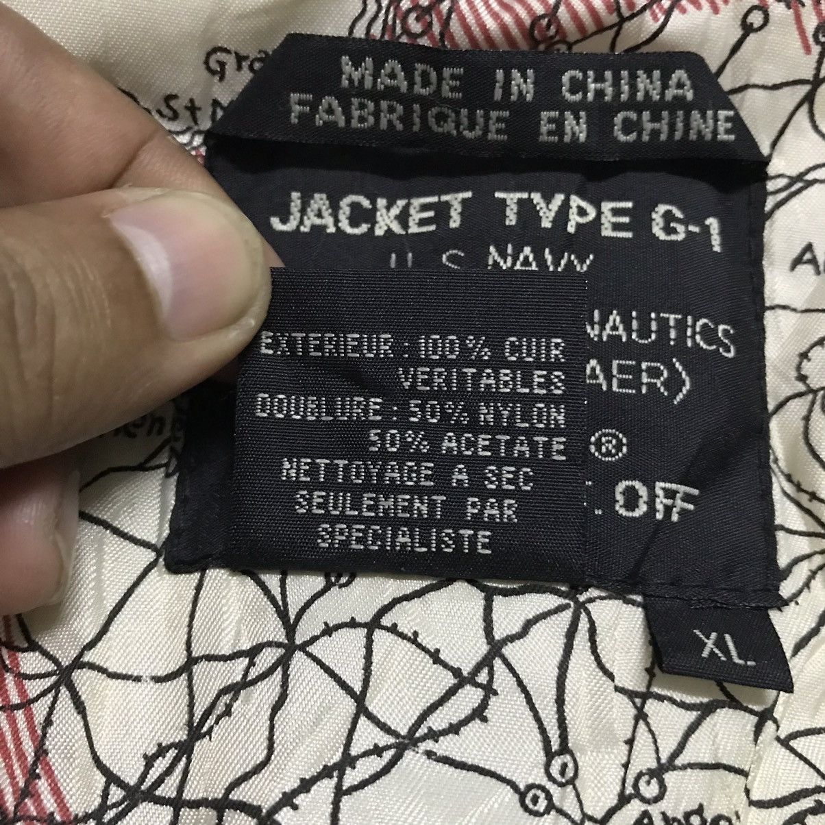 Aeronautica Militare Avirex Vest Jacket G-1 Bureau Aeronautics With Certificate Size US XL / EU 56 / 4 - 19 Thumbnail