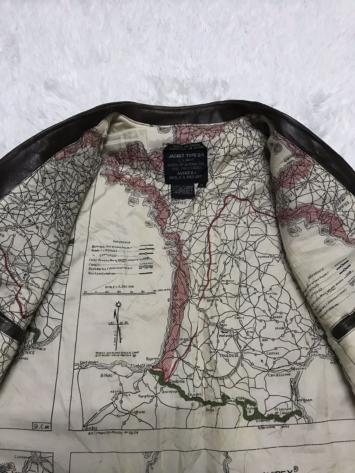 Aeronautica Militare Avirex Vest Jacket G-1 Bureau Aeronautics With Certificate Size US XL / EU 56 / 4 - 17 Thumbnail
