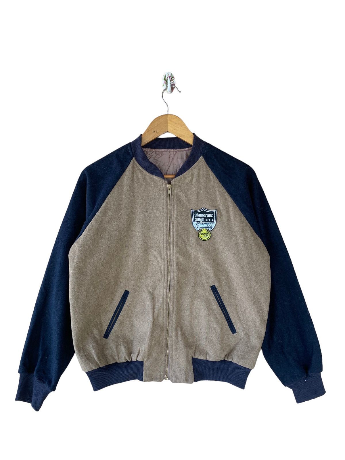 🔥SALE🔥GLAMOROUS TOUGH WOOL BOMBER JACKET