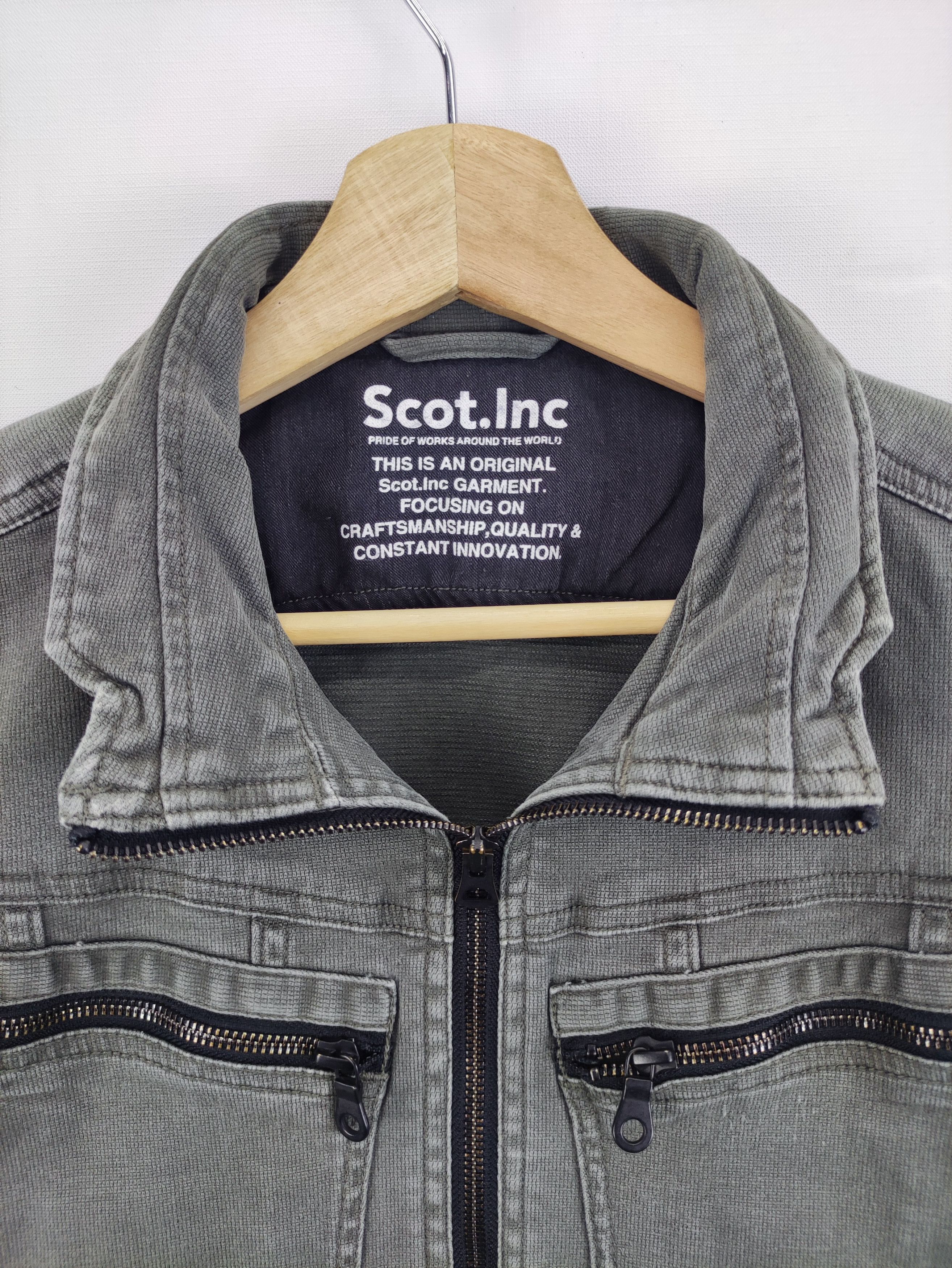 Vintage Vintage Scot.Inc Work Wear Jacket Zipper Size US S / EU 44-46 / 1 - 2 Thumbnail