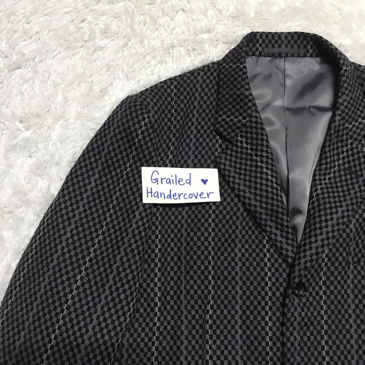 Comme des Garcons Homme Plus Vtg AD2000 Comme des Garcons Homme Plus Wool Jacket Size US M / EU 48-50 / 2 - 3 Thumbnail