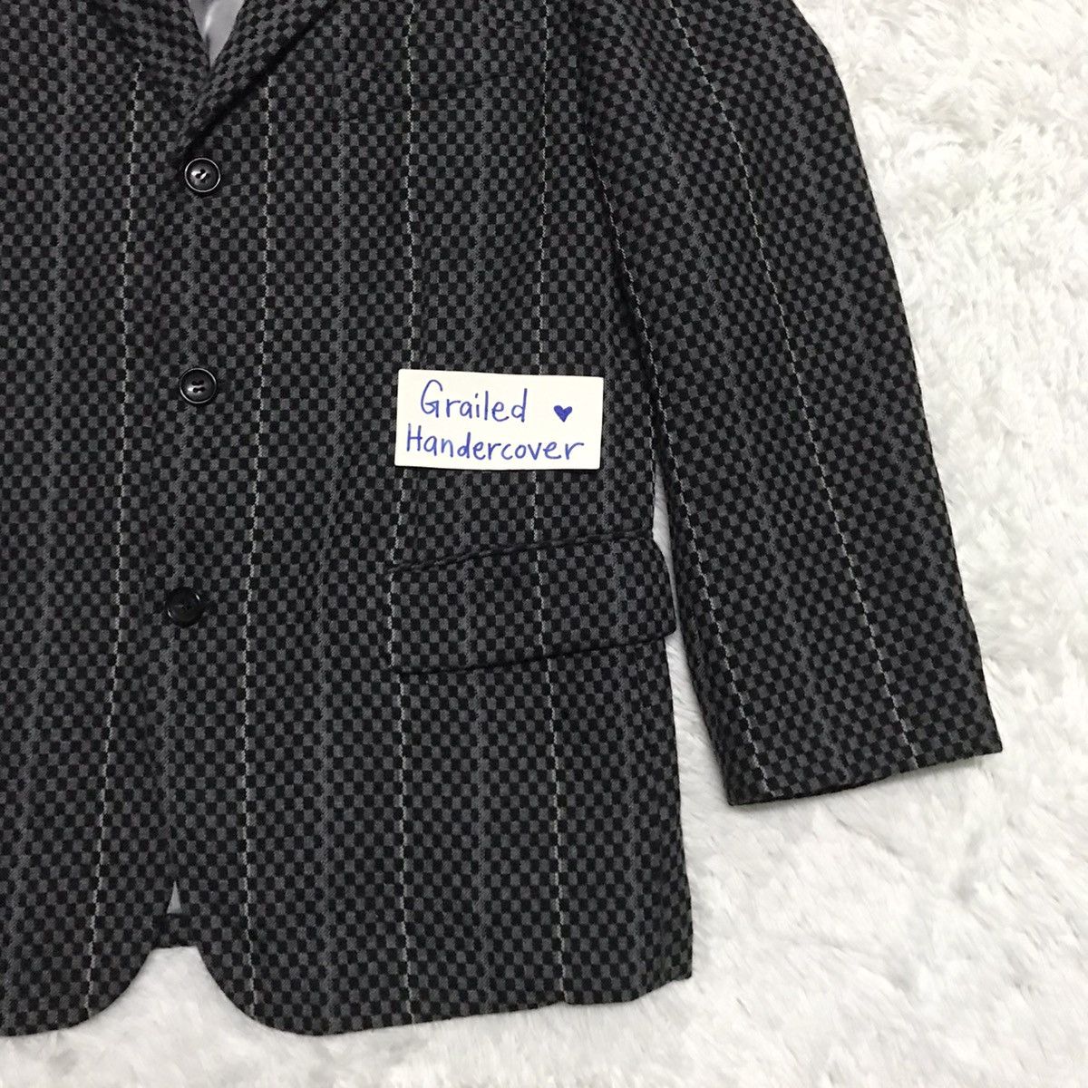 Comme des Garcons Homme Plus Vtg AD2000 Comme des Garcons Homme Plus Wool Jacket Size US M / EU 48-50 / 2 - 6 Thumbnail