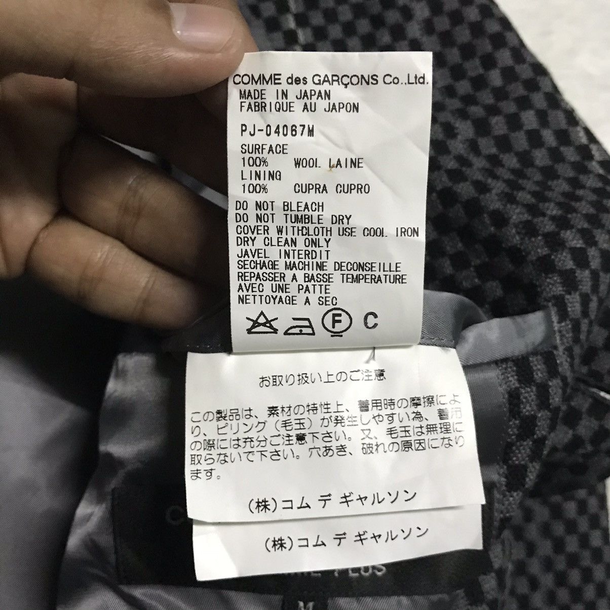 Comme des Garcons Homme Plus Vtg AD2000 Comme des Garcons Homme Plus Wool Jacket Size US M / EU 48-50 / 2 - 15 Thumbnail