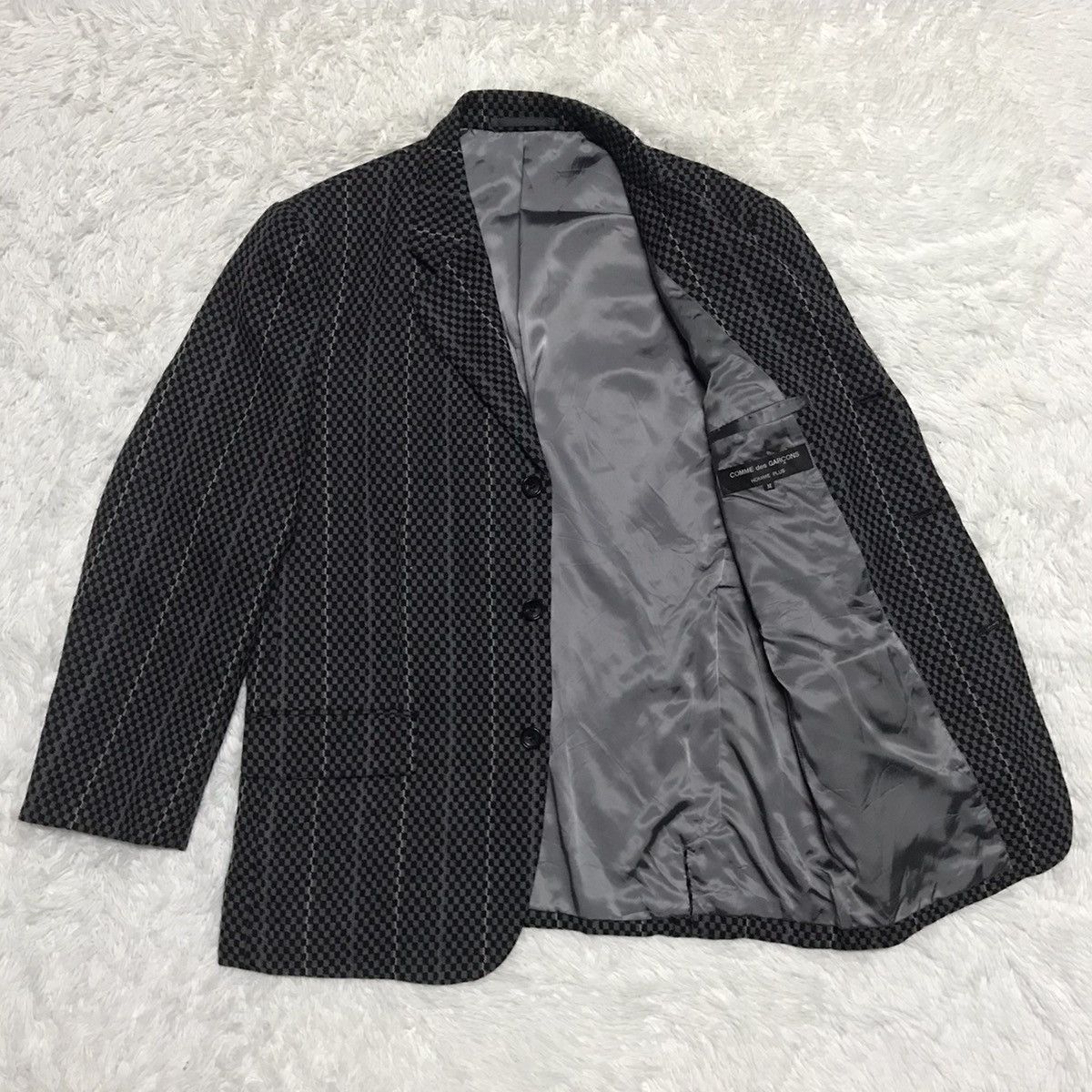 Comme des Garcons Homme Plus Vtg AD2000 Comme des Garcons Homme Plus Wool Jacket Size US M / EU 48-50 / 2 - 11 Thumbnail