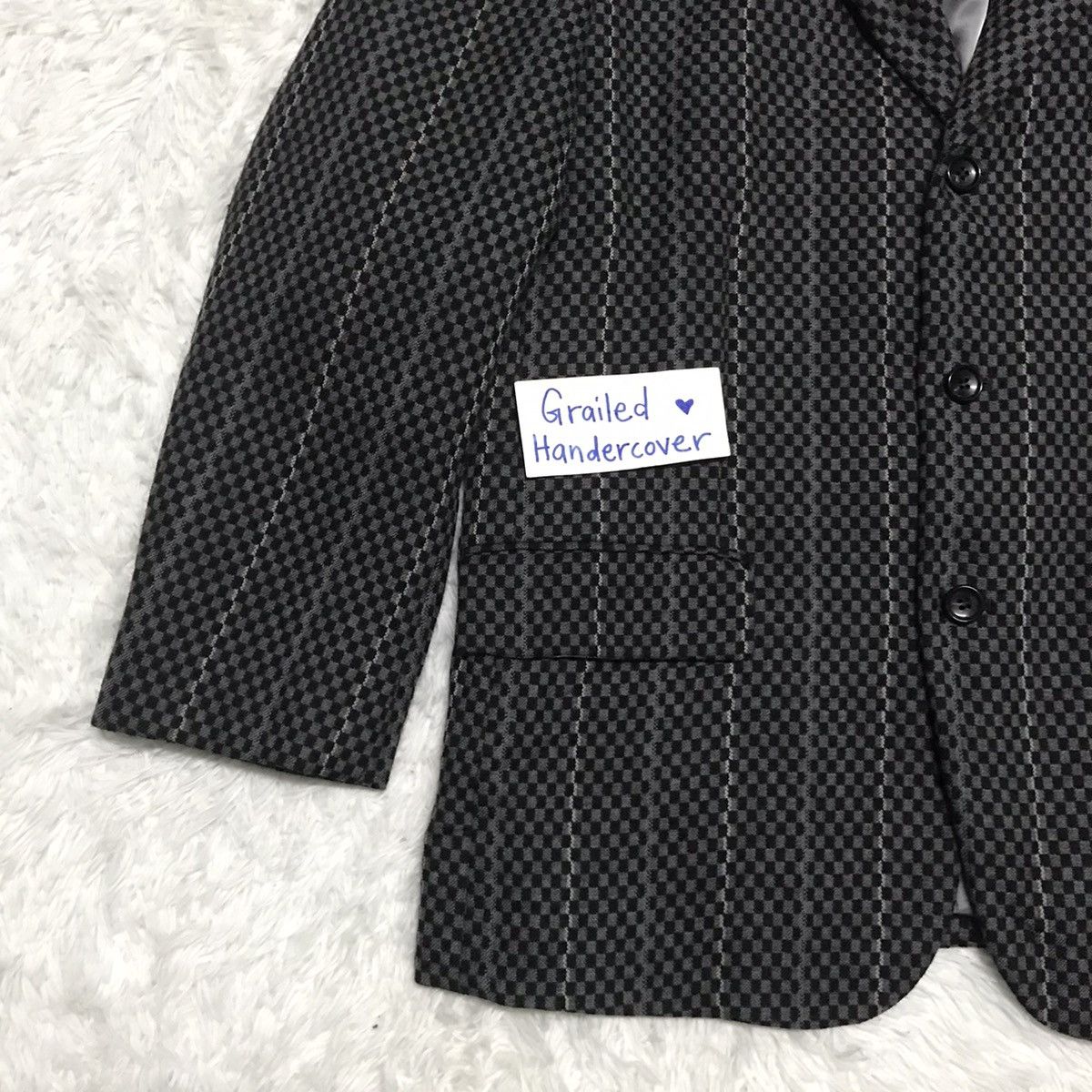 Comme des Garcons Homme Plus Vtg AD2000 Comme des Garcons Homme Plus Wool Jacket Size US M / EU 48-50 / 2 - 5 Thumbnail