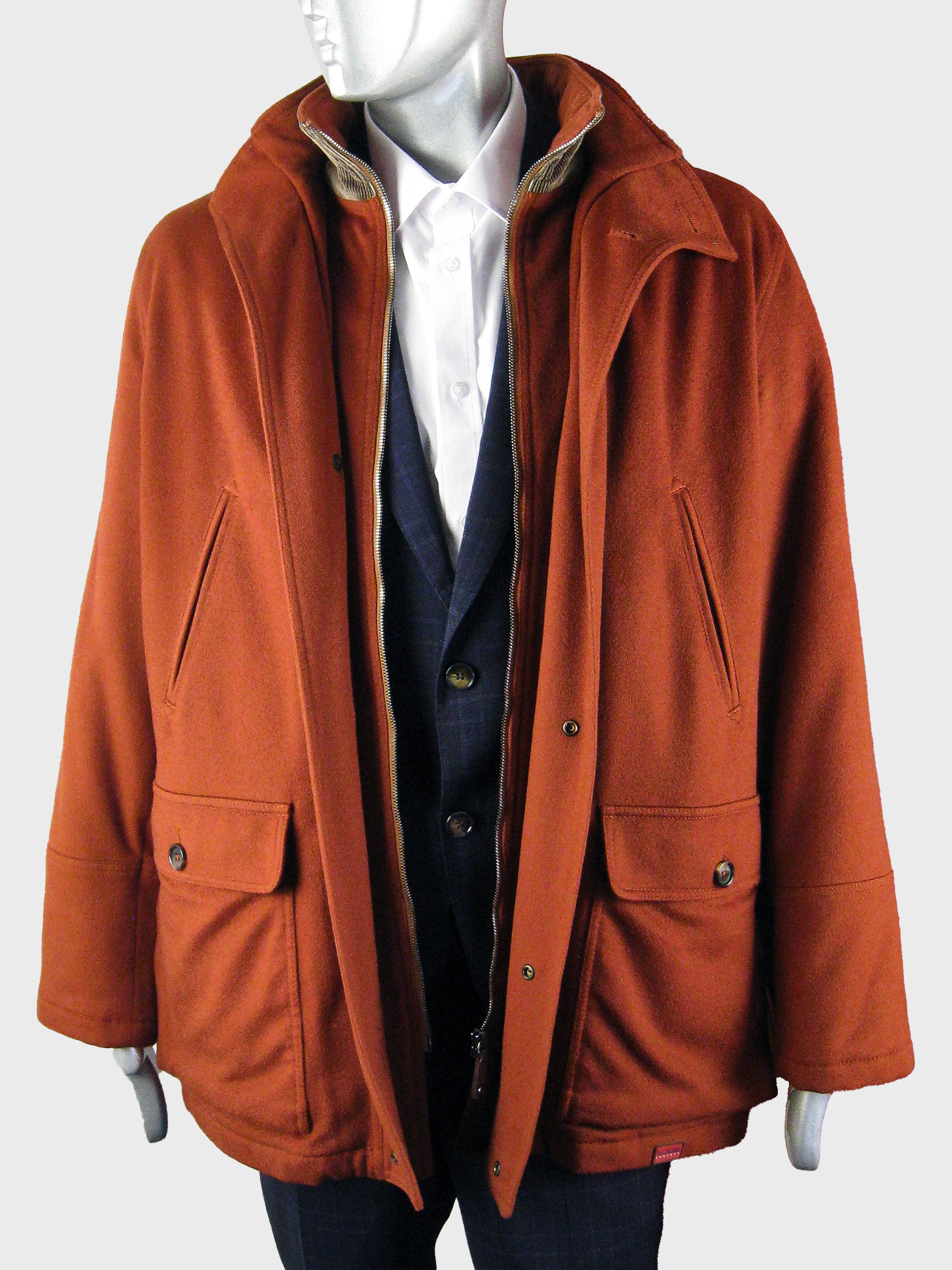 Pal Zileri Pal Zileri men's luxury wool coat from the Italian designer Size US L / EU 52-54 / 3 - 4 Thumbnail