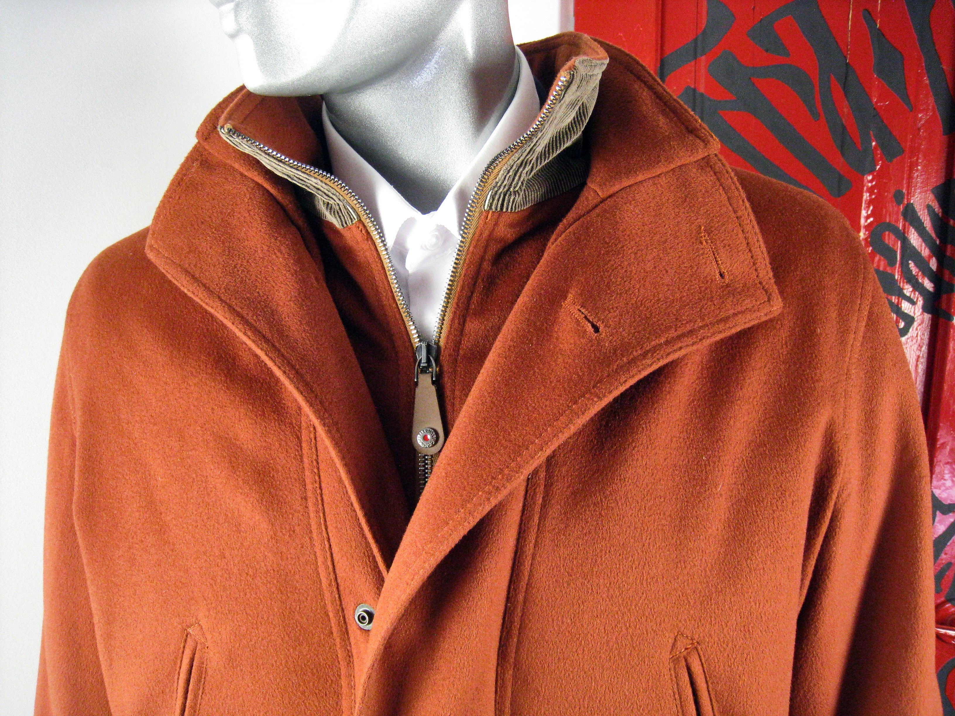 Pal Zileri Pal Zileri men's luxury wool coat from the Italian designer Size US L / EU 52-54 / 3 - 8 Thumbnail