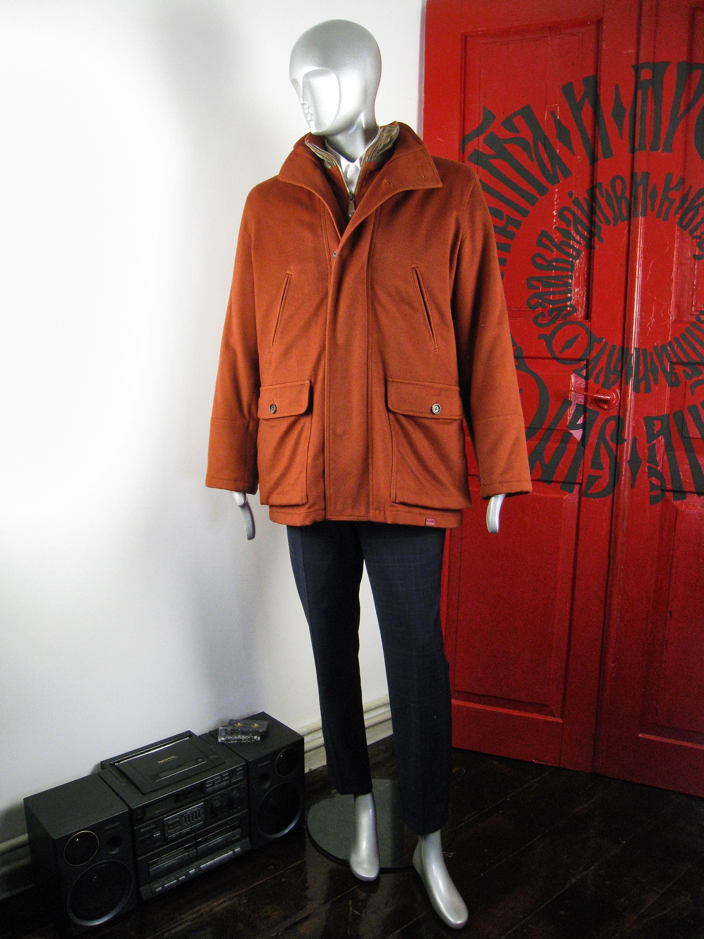 Pal Zileri Pal Zileri men's luxury wool coat from the Italian designer Size US L / EU 52-54 / 3 - 3 Thumbnail