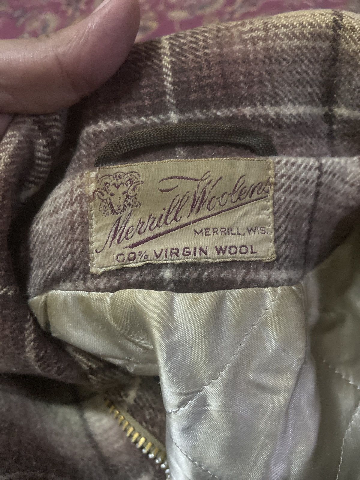 Vintage 🔥SALE🔥VINTAGE 60S MERRIL VIRGIN WOOL JACKET Size US M / EU 48-50 / 2 - 8 Thumbnail