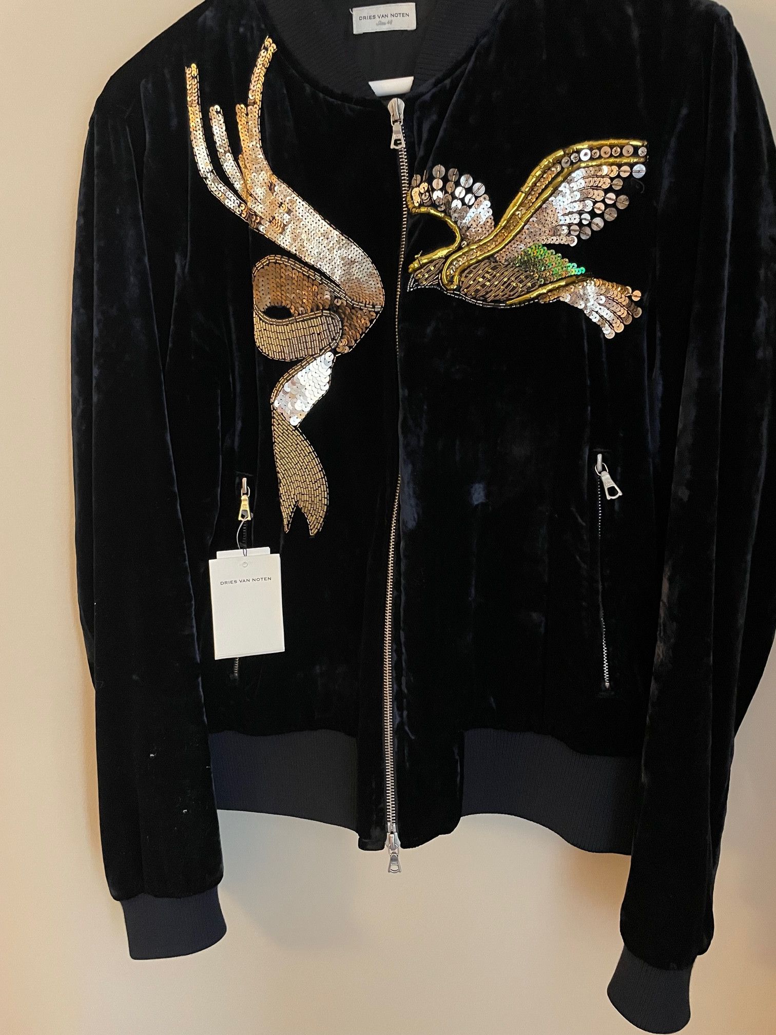Dries Van Noten Vinny Velvet Bomber