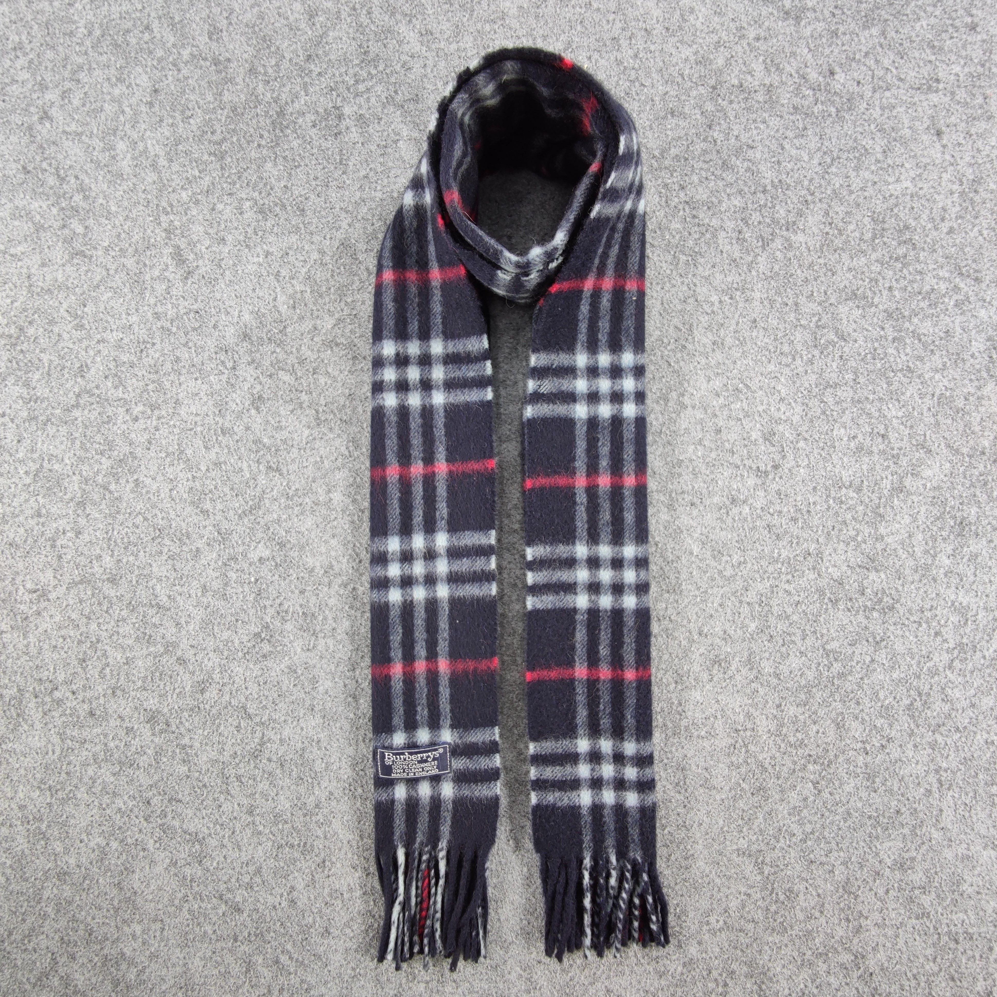 Burberry Burberry Nova Check Scarf/Muffler/Cashmere S179 Size ONE SIZE - 1 Thumbnail