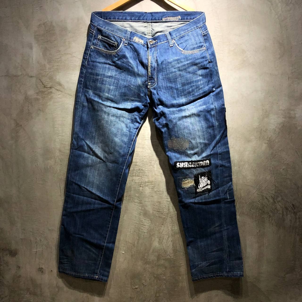Neighborhood DCNH-PT-03 Patches Selvedge denim pants