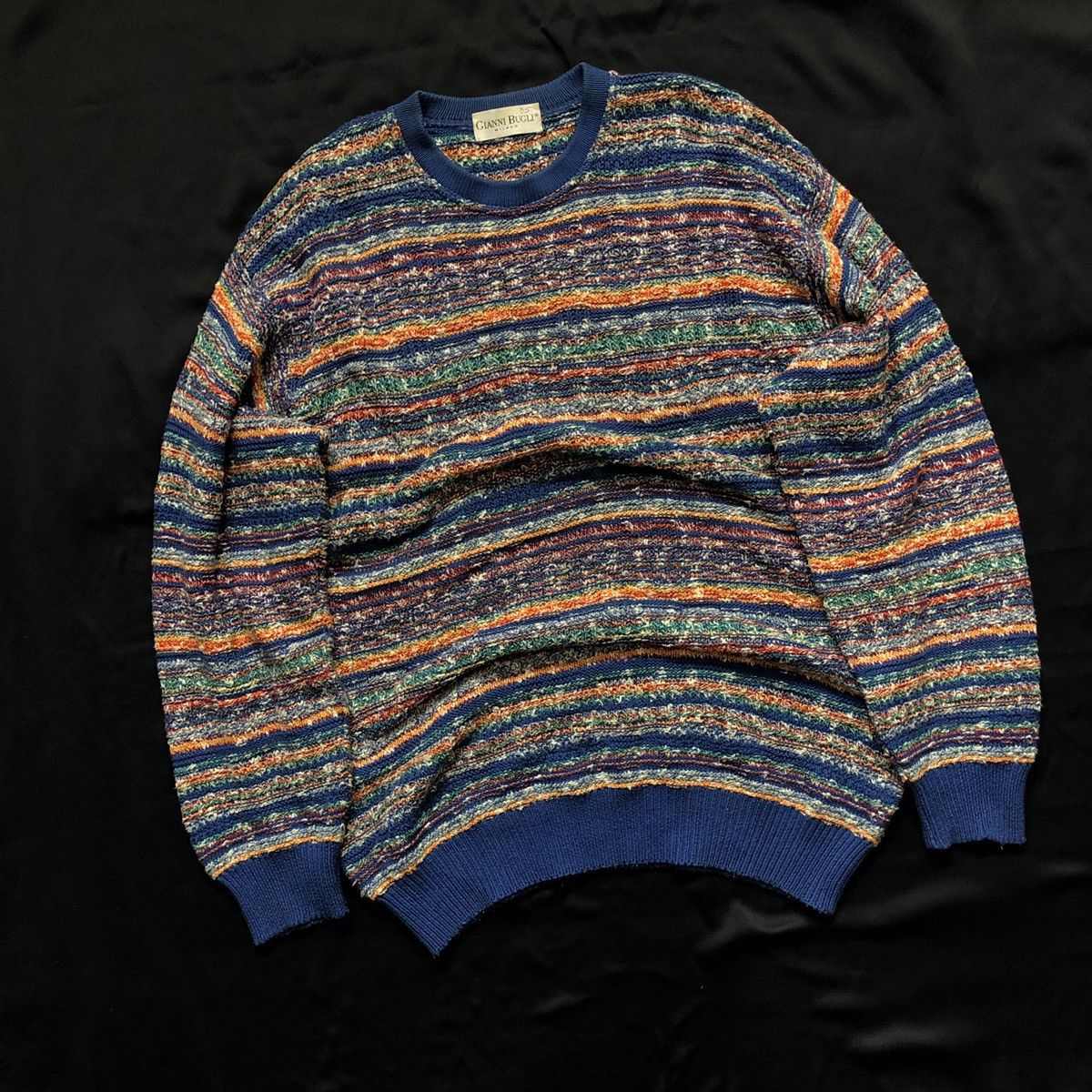Coogi Rare vintage Gianni Bugli knit sweater made in Italy hype 80 ...