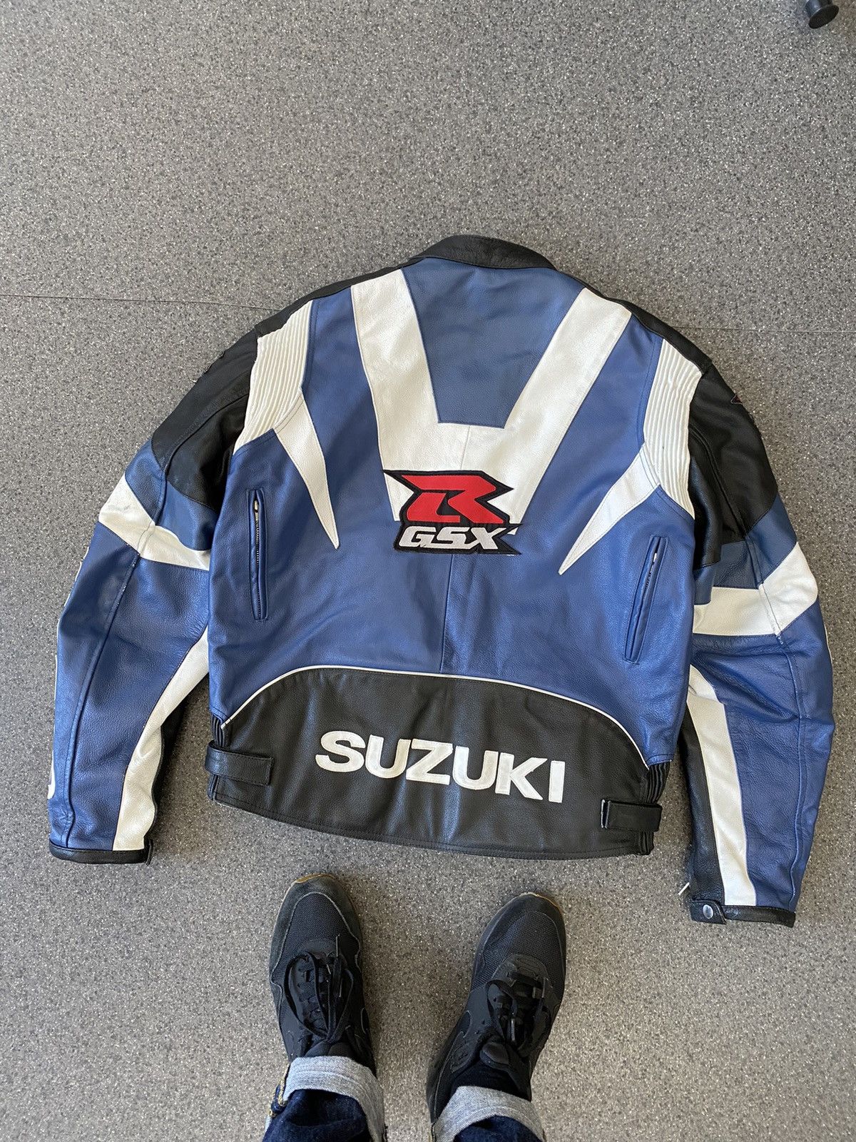 Japanese Brand Vintage Suzuki Racing Leather Jacket Size US XXL / EU 58 / 5 - 2 Thumbnail