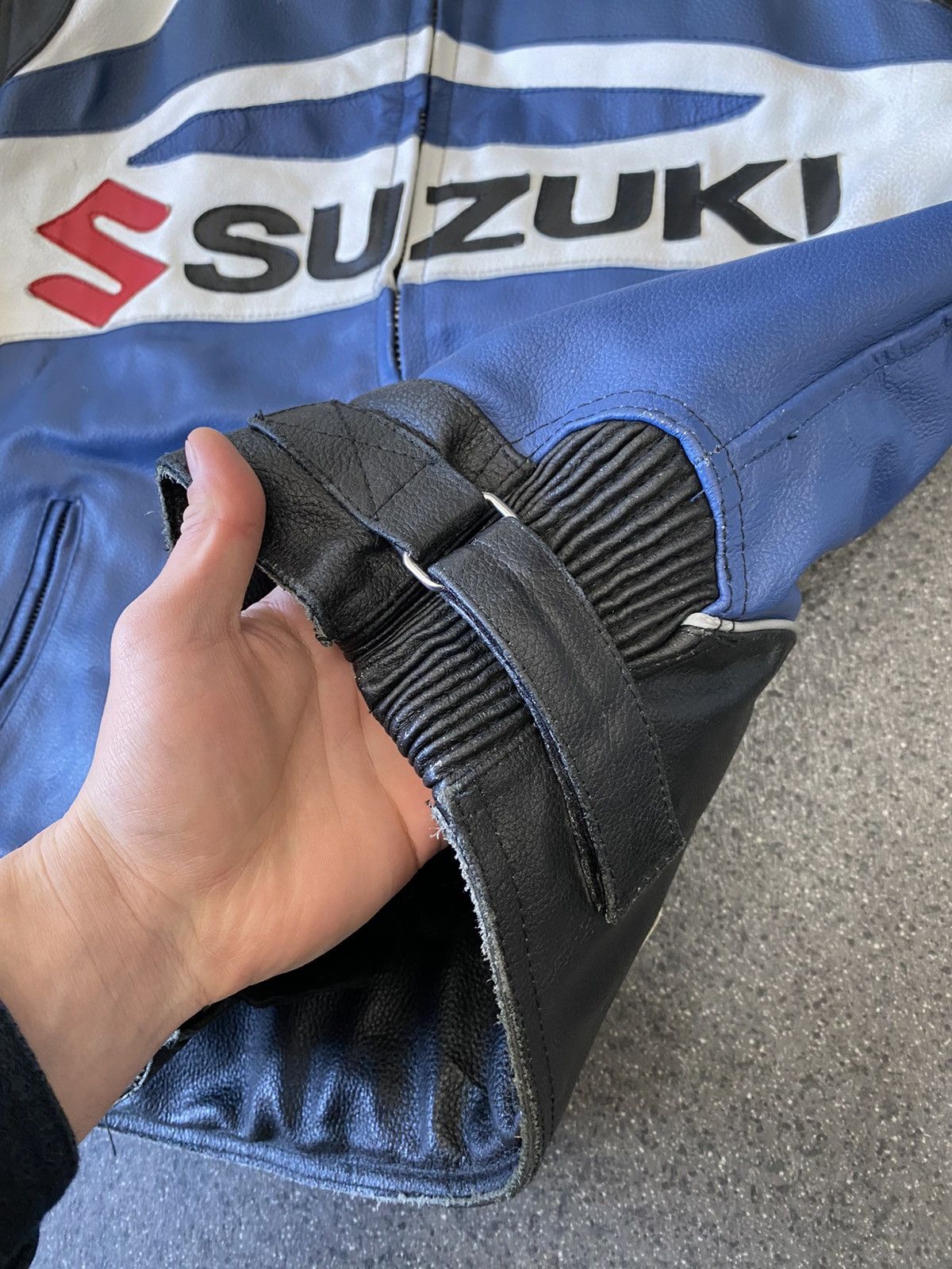 Japanese Brand Vintage Suzuki Racing Leather Jacket Size US XXL / EU 58 / 5 - 6 Thumbnail