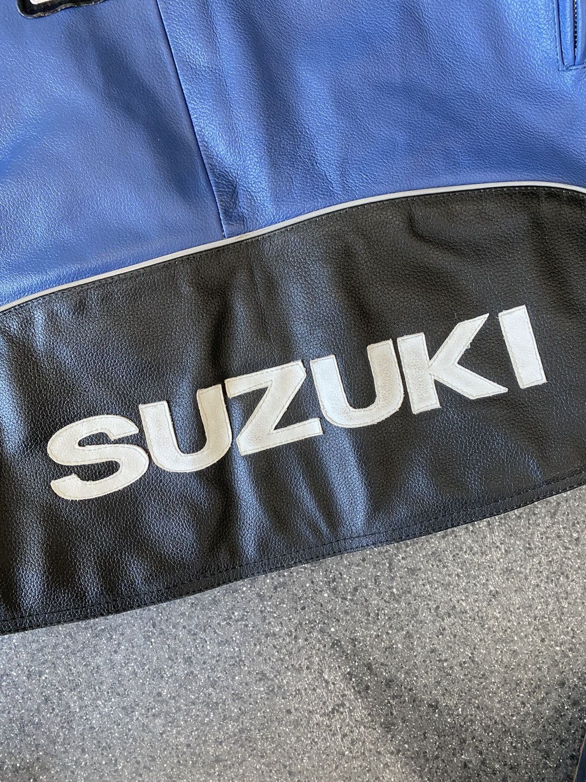 Japanese Brand Vintage Suzuki Racing Leather Jacket Size US XXL / EU 58 / 5 - 15 Thumbnail