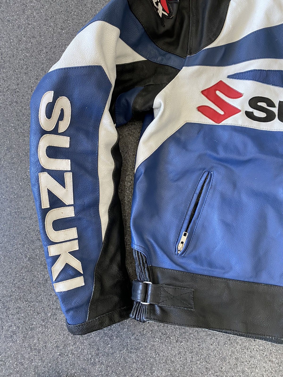 Japanese Brand Vintage Suzuki Racing Leather Jacket Size US XXL / EU 58 / 5 - 3 Thumbnail