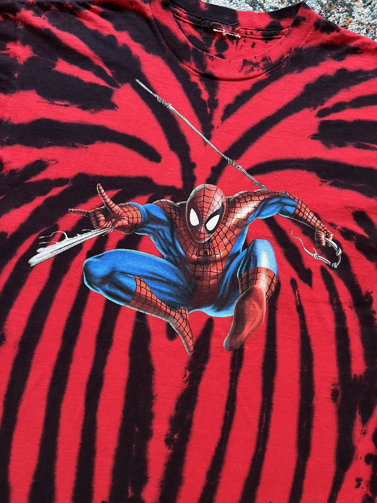 Marvel Comics × Vintage Vintage Spiderman T-Shirt 2000 L/XL Size US XL / EU 56 / 4 - 2 Thumbnail
