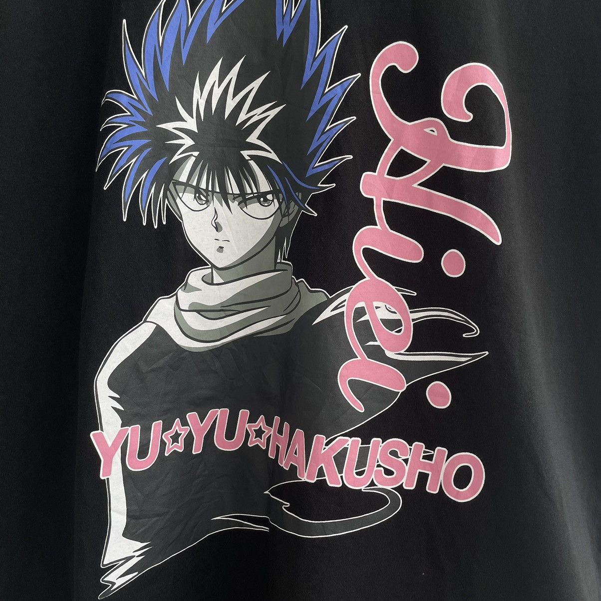 Anime Vintage Hiei Yu Yu Hakusho Anime Tee Shirt Size US L / EU 52-54 / 3 - 3 Thumbnail