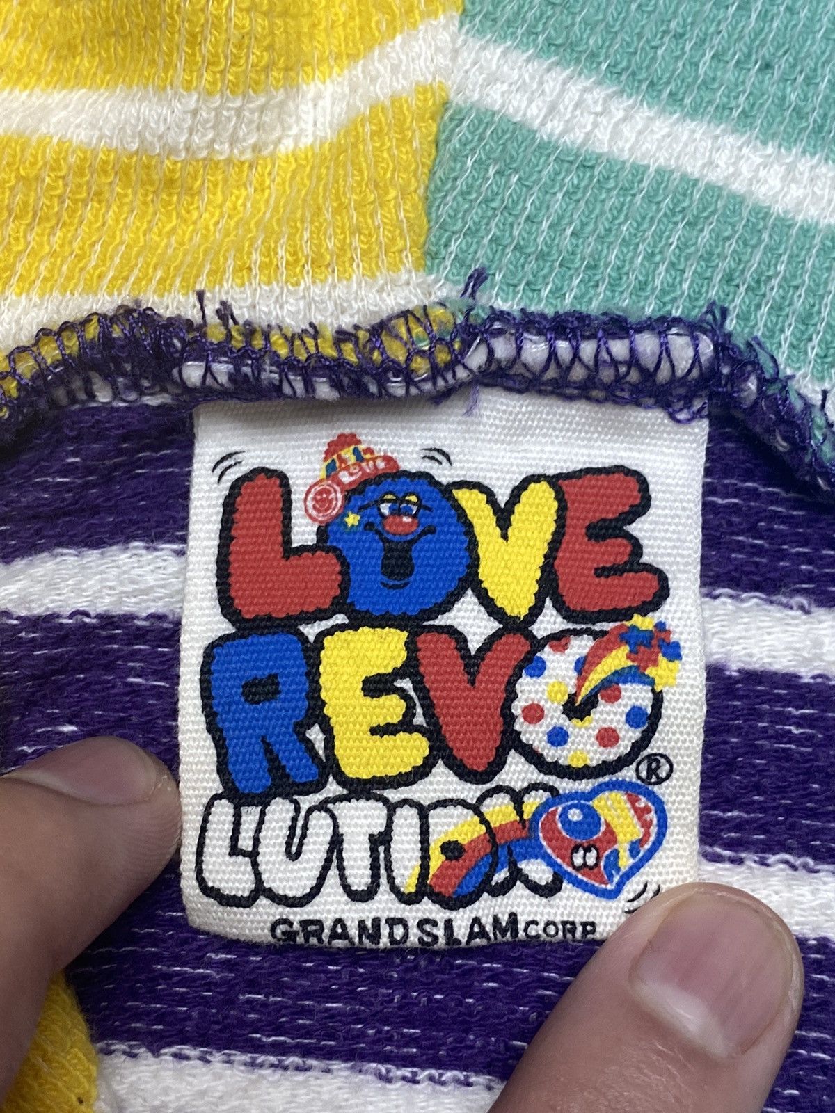 Angel Blue 2000s Love Revolutions - Multicolor Patchwork Zip Hoodie Size US M / EU 48-50 / 2 - 9 Thumbnail