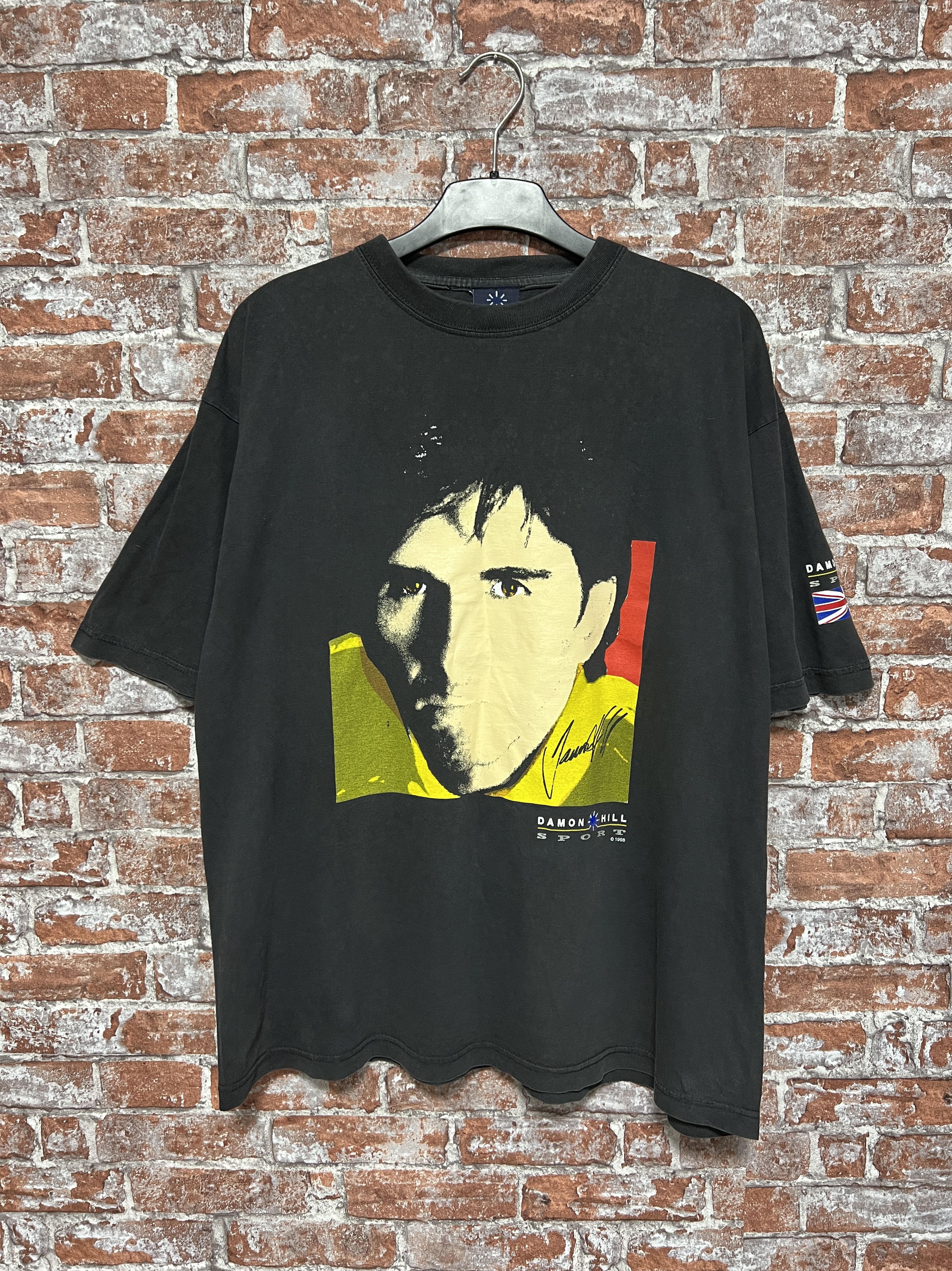 NASCAR Vintage 1998 Damon Hill Sport Racing f1 T-shirt Size US XL / EU 56 / 4 - 1 Thumbnail