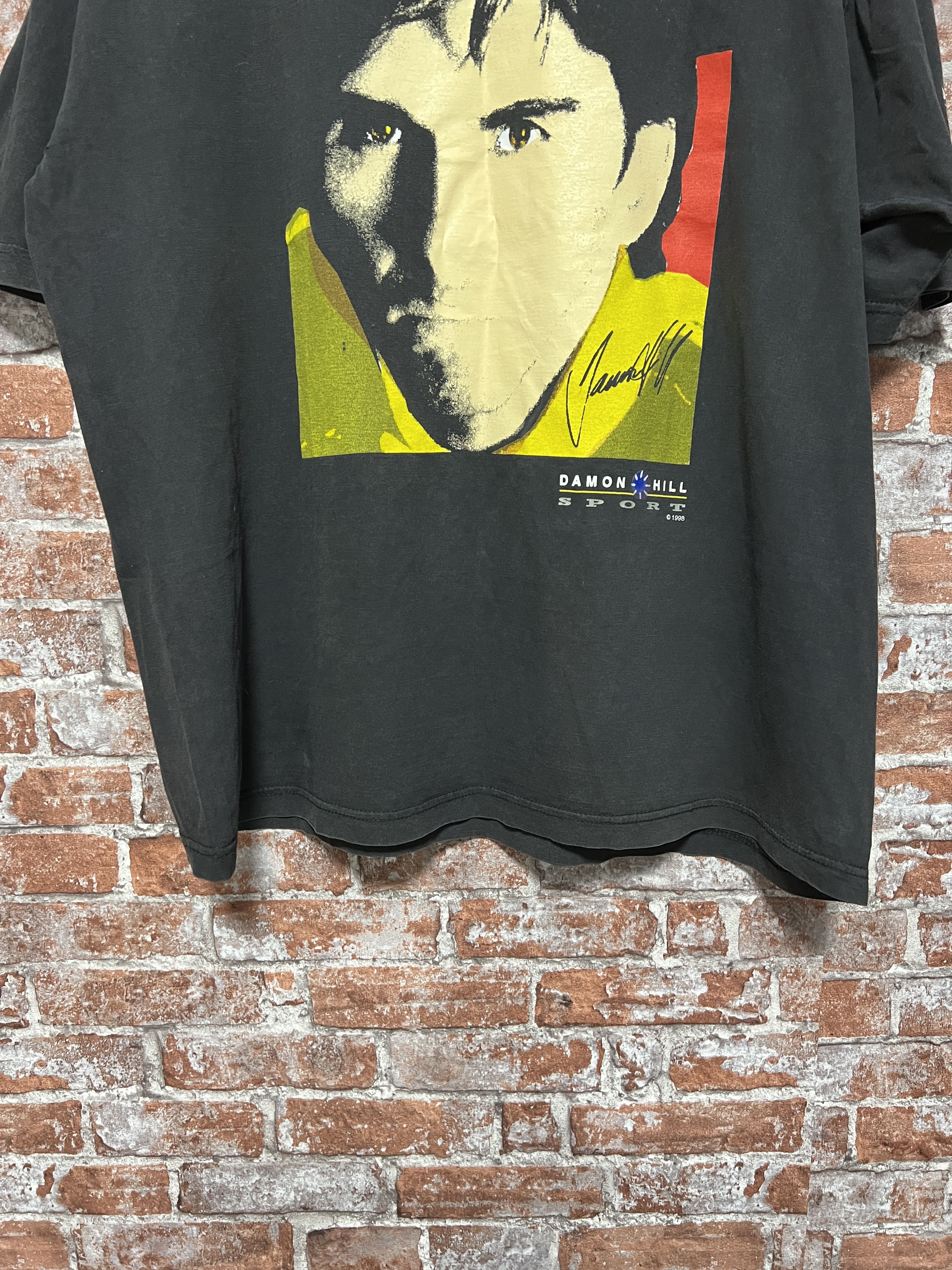NASCAR Vintage 1998 Damon Hill Sport Racing f1 T-shirt Size US XL / EU 56 / 4 - 11 Thumbnail
