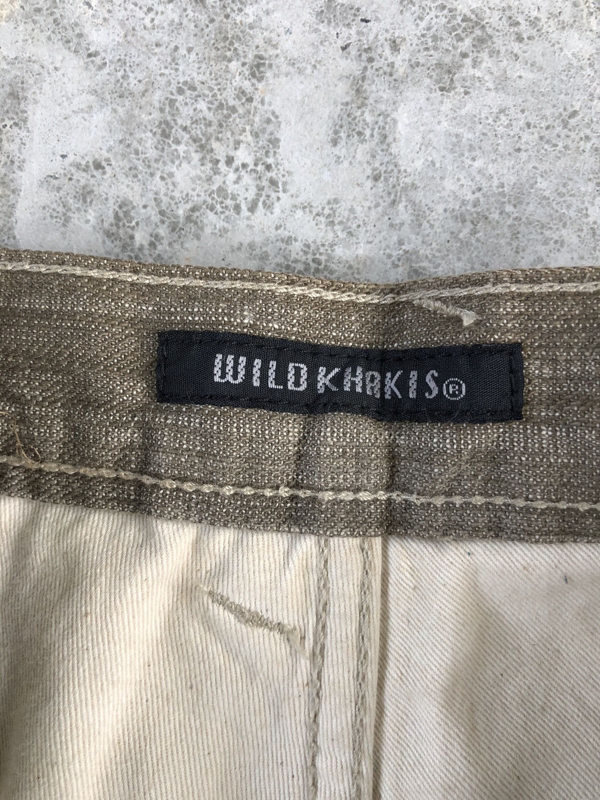 Japanese Brand Wild Khakis Striped Jeans Boro Denim Blanket Navajo Style Size US 34 / EU 50 - 14 Thumbnail