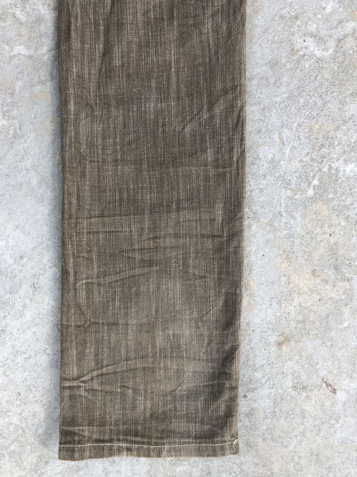 Japanese Brand Wild Khakis Striped Jeans Boro Denim Blanket Navajo Style Size US 34 / EU 50 - 11 Thumbnail